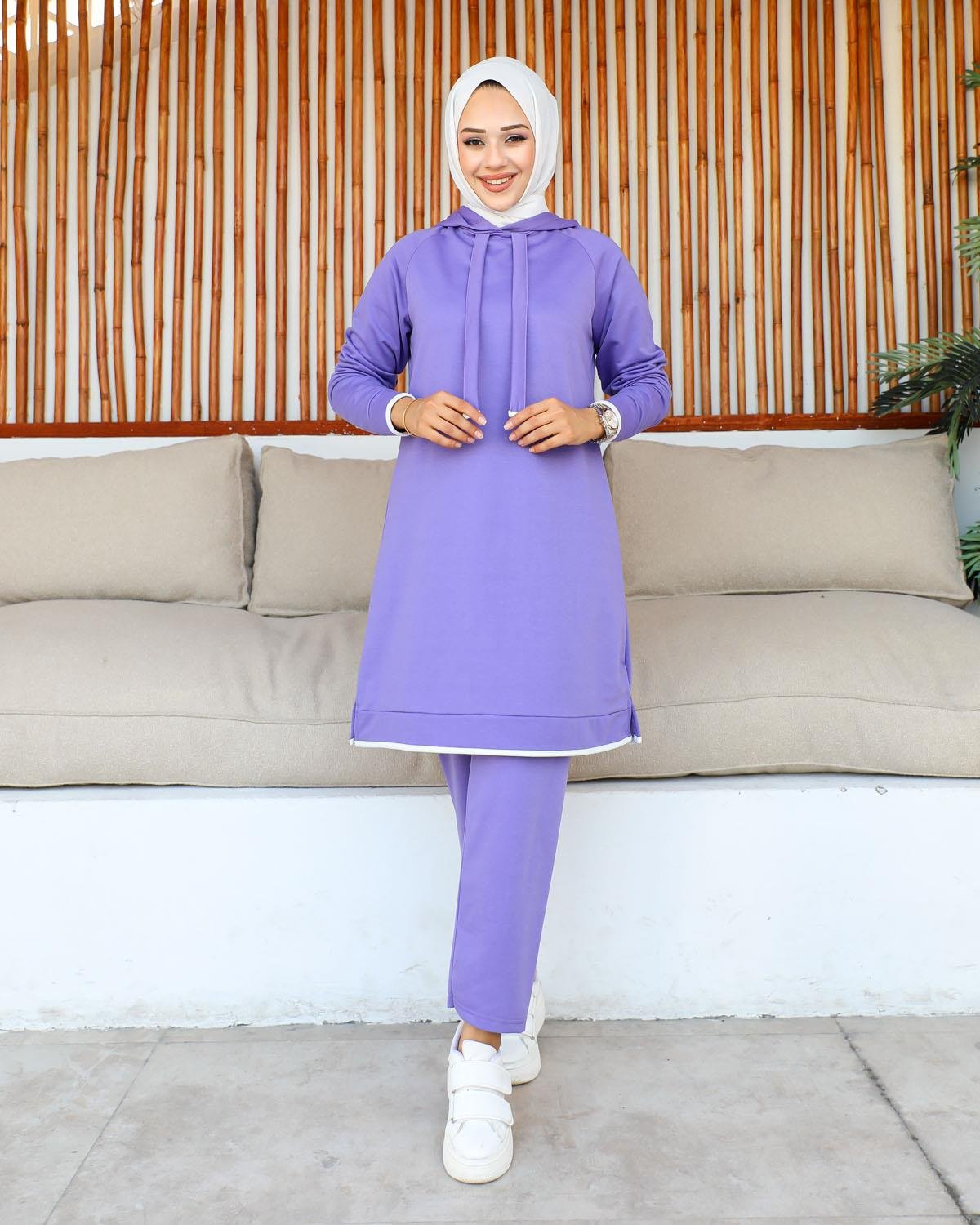 Tesettür Eşofman Takımı Modelleri - Tesettür Kombin - Affanmoda.com