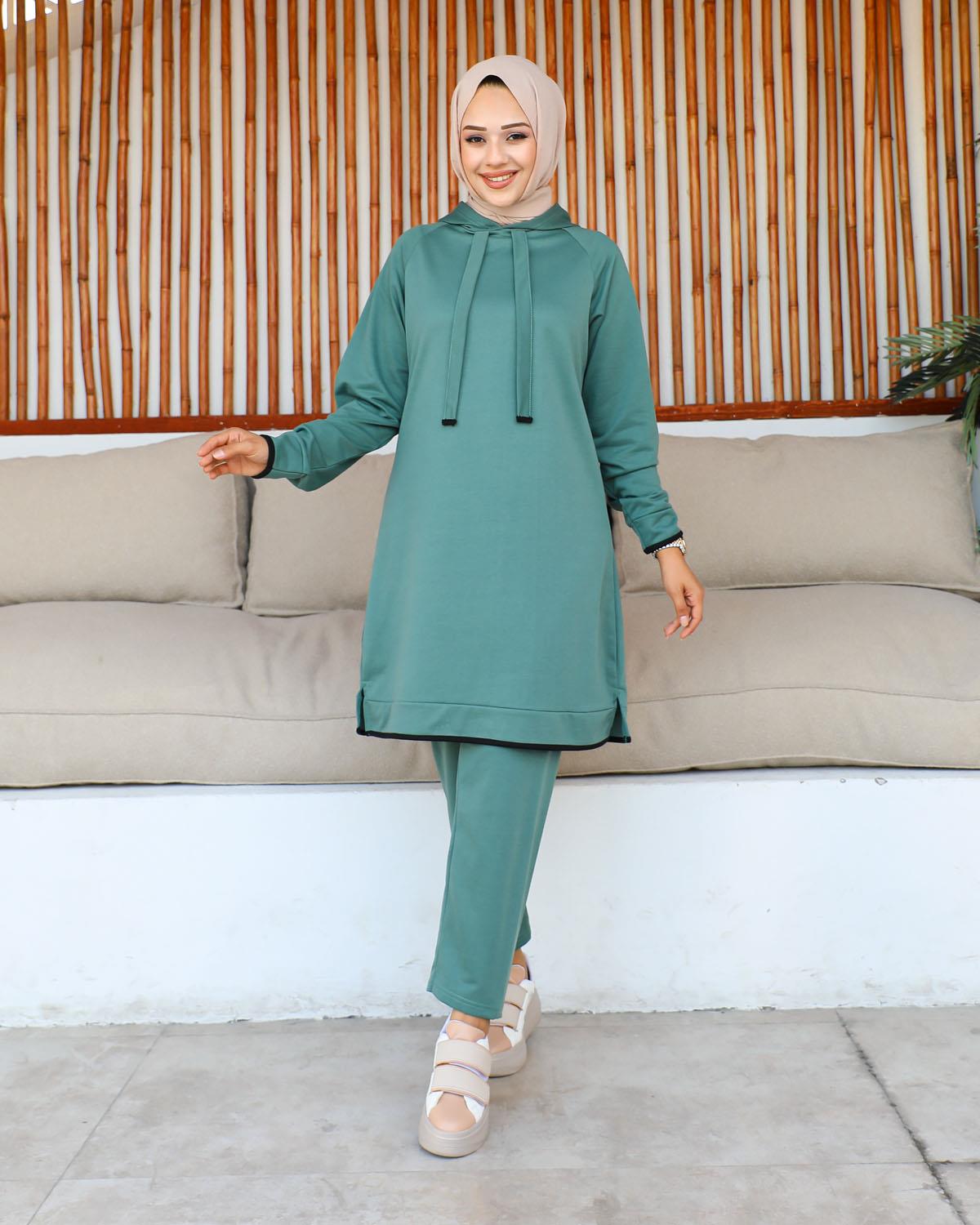 Tesettür Eşofman Takımı Modelleri - Tesettür Kombin - Affanmoda.com