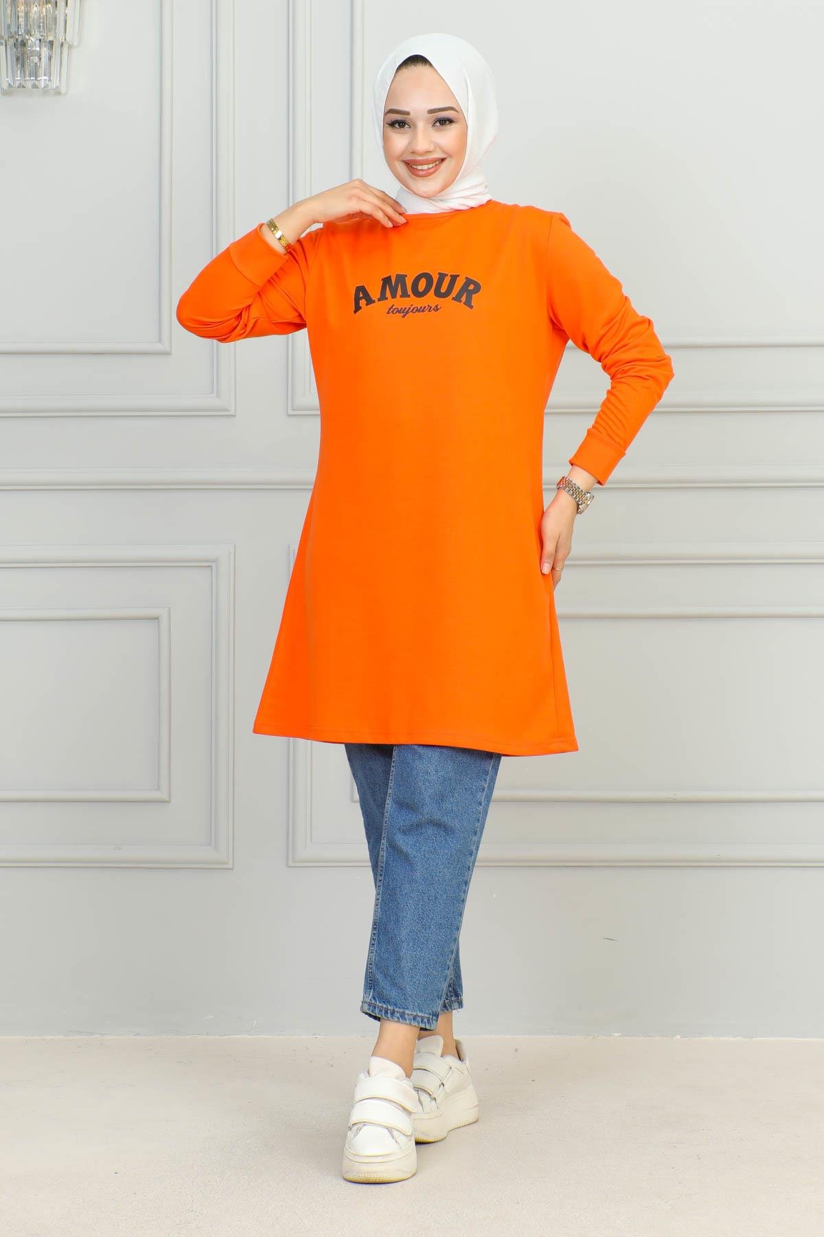 Tesettür Tunik Modelleri | Baskılı Tunik | Affanmoda 