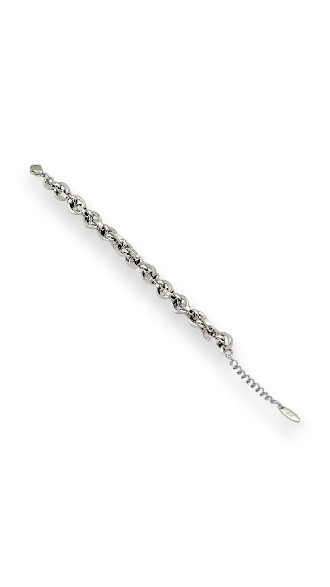 Çoklu Halka Bileklik Silver 22cm