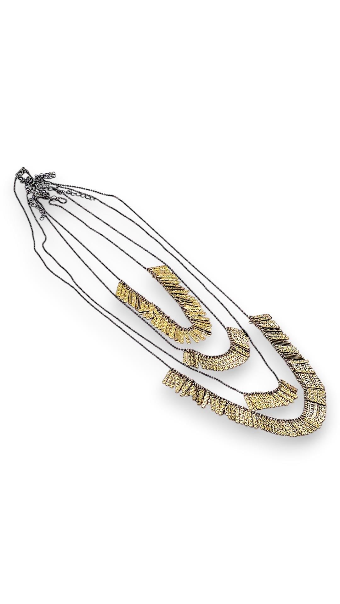 Dört Boy Etnik Püsküllü Kolye