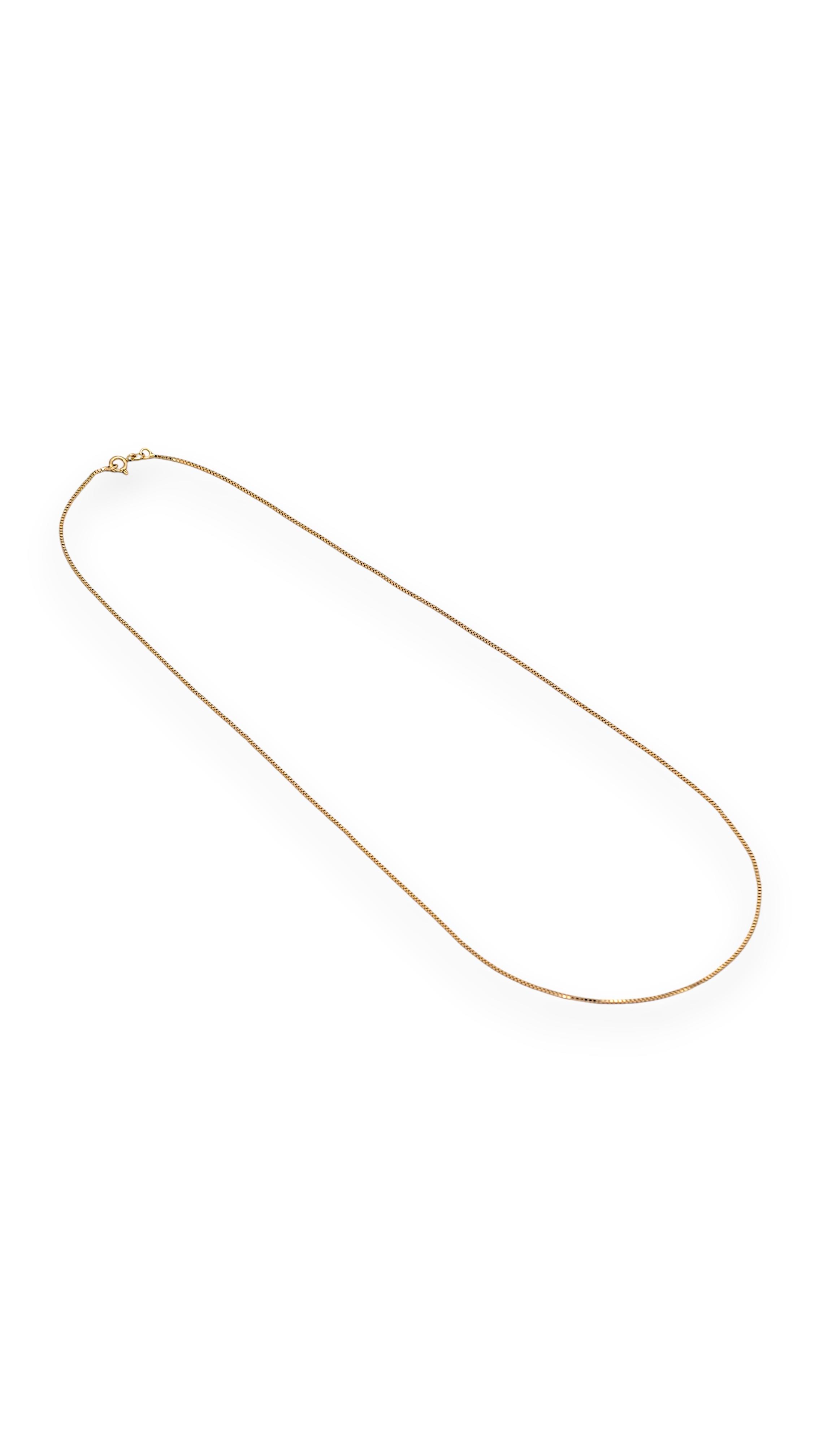ince zincir kolye gold 60cm
