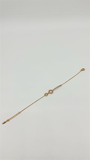 halkalı taşlı zarif bileklik