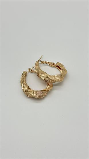 Mat Burgu Oval Küpe