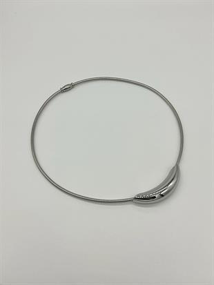 Mıknatıs Kopçalı Kolye Silver