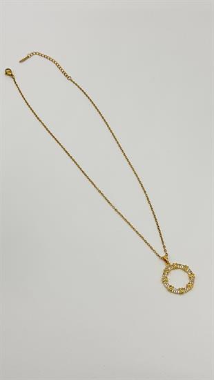 Taş X Plakalı kolye