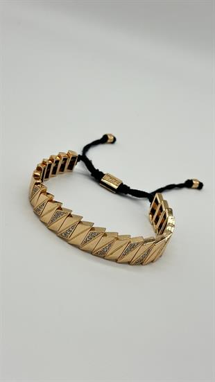 Taşlı Plaka Model Asansörlü Bileklik