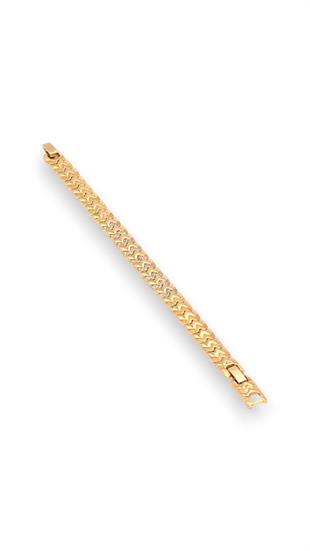 W Plaka Taşlı Bileklik 19 cm