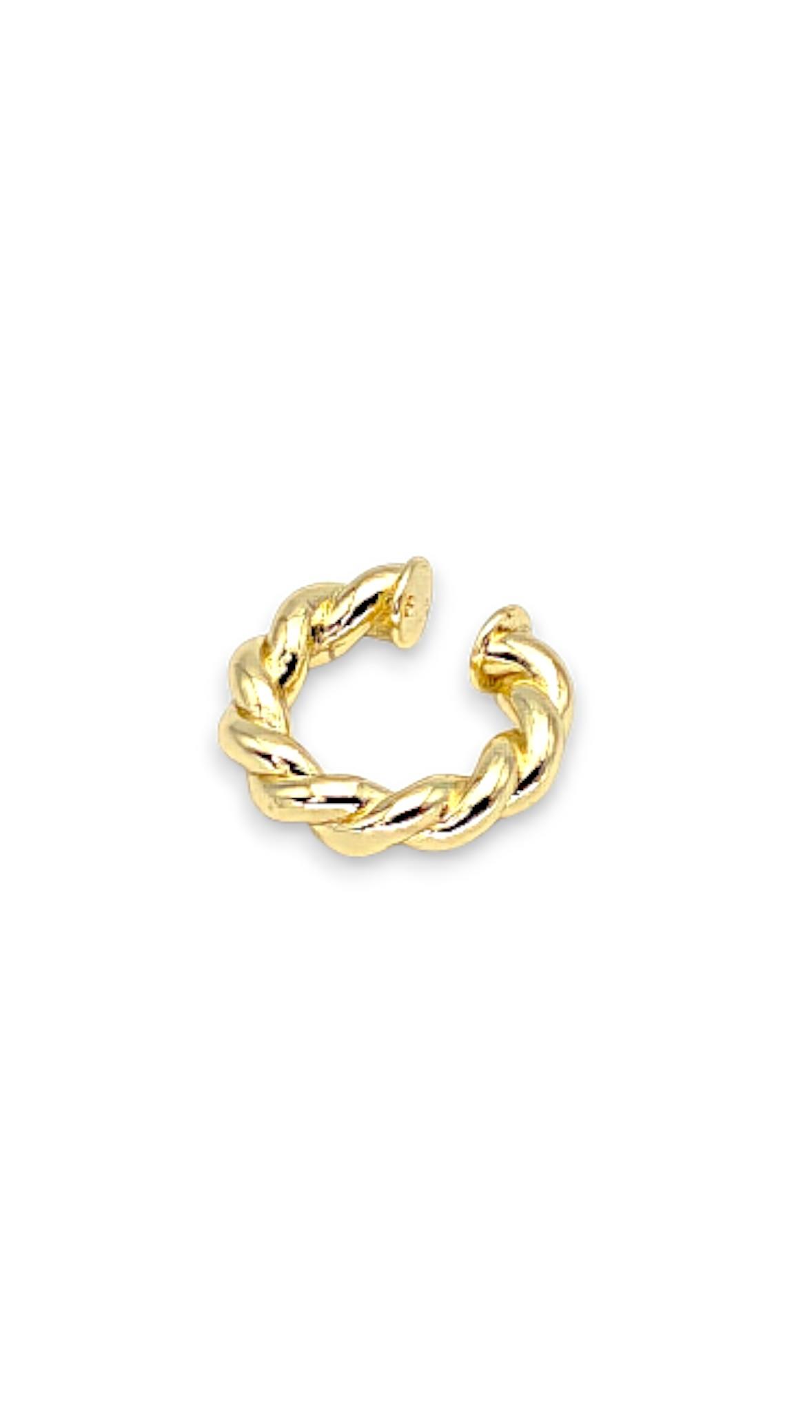 Burgu 14K Gold Earcuff 2cm 