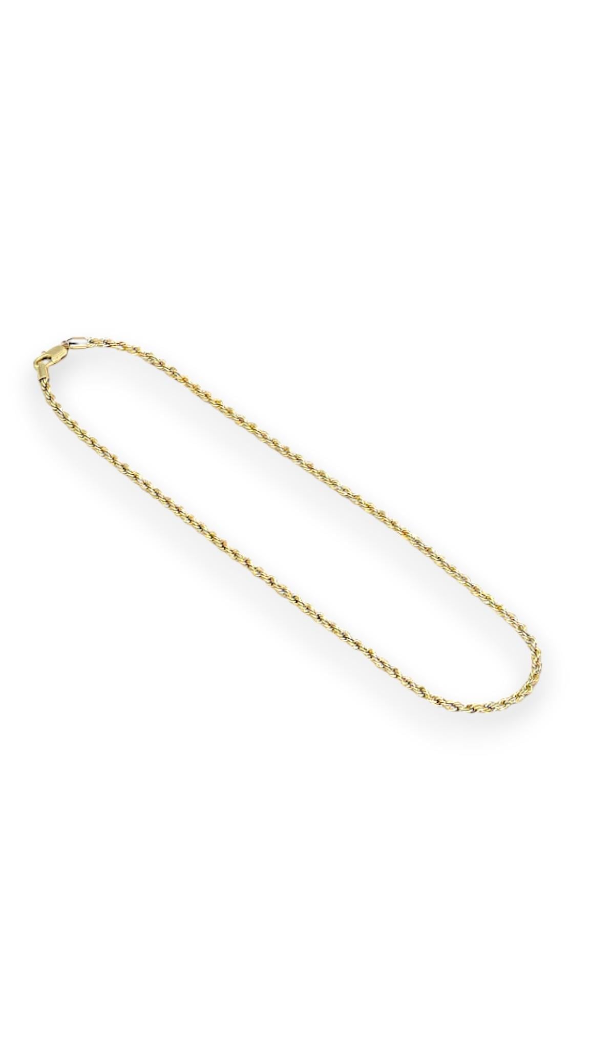 Burgu Kolye 14K Gold 55 cm