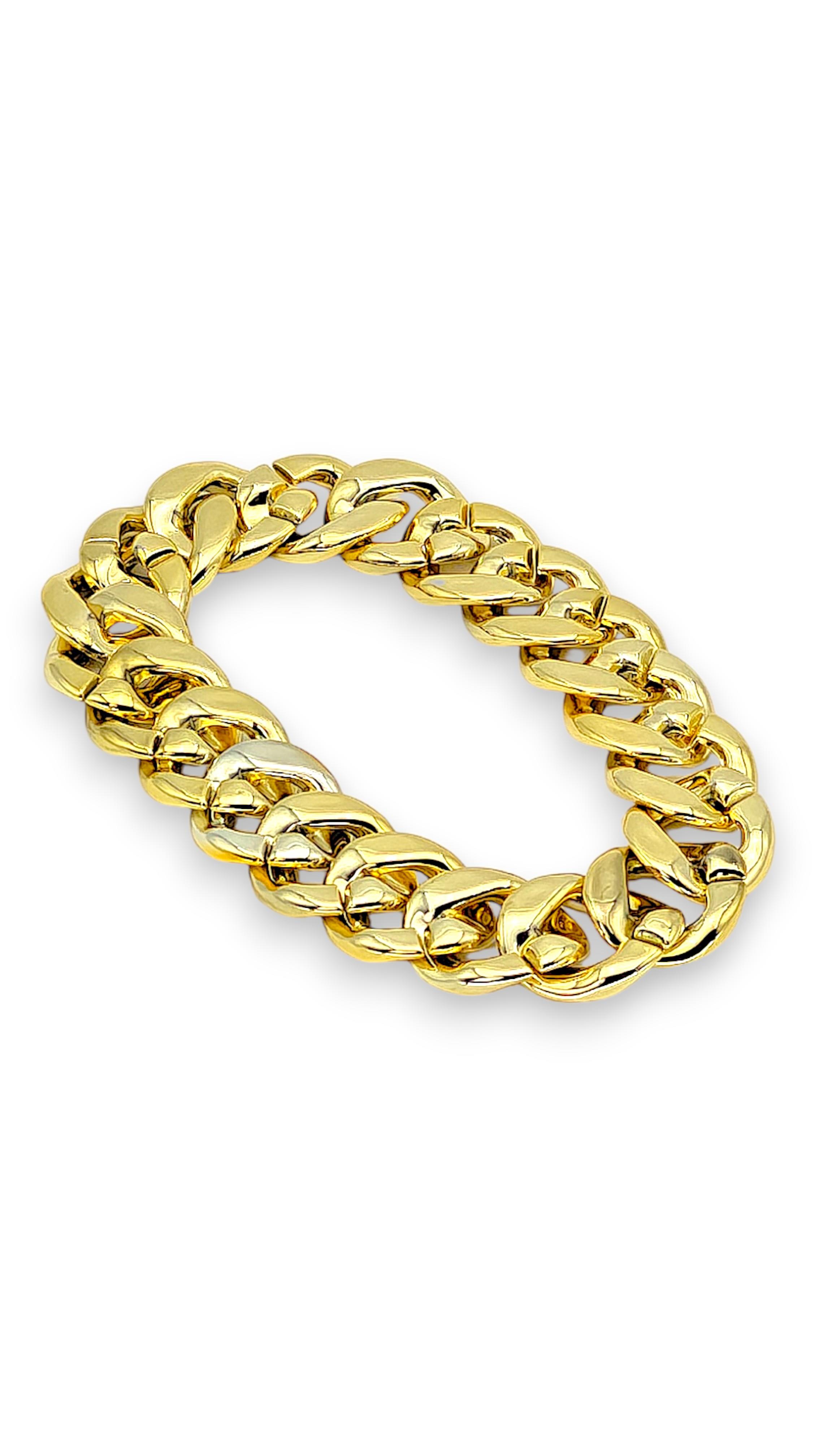 GOLD İRİ HALKA KOLYE