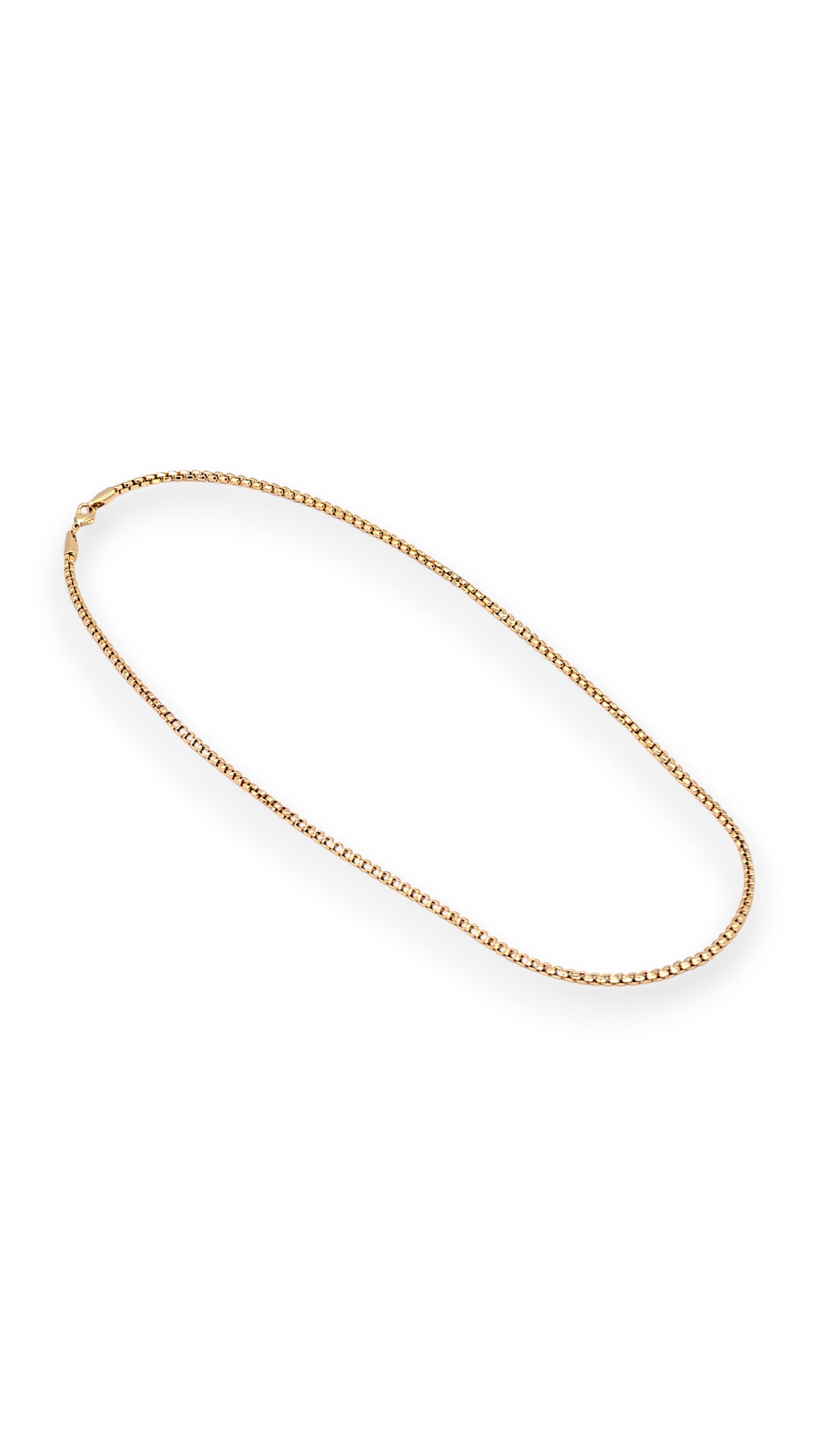 Halkalı Kolye Gold 50cm