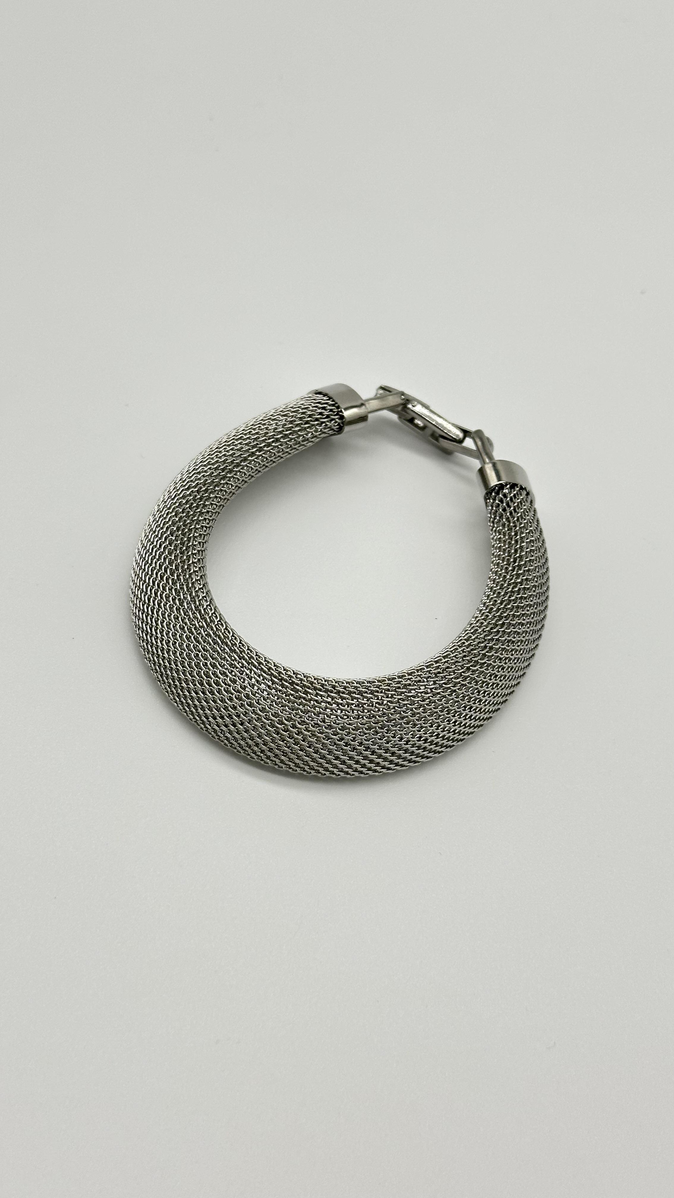 Hasır Silver Bileklik