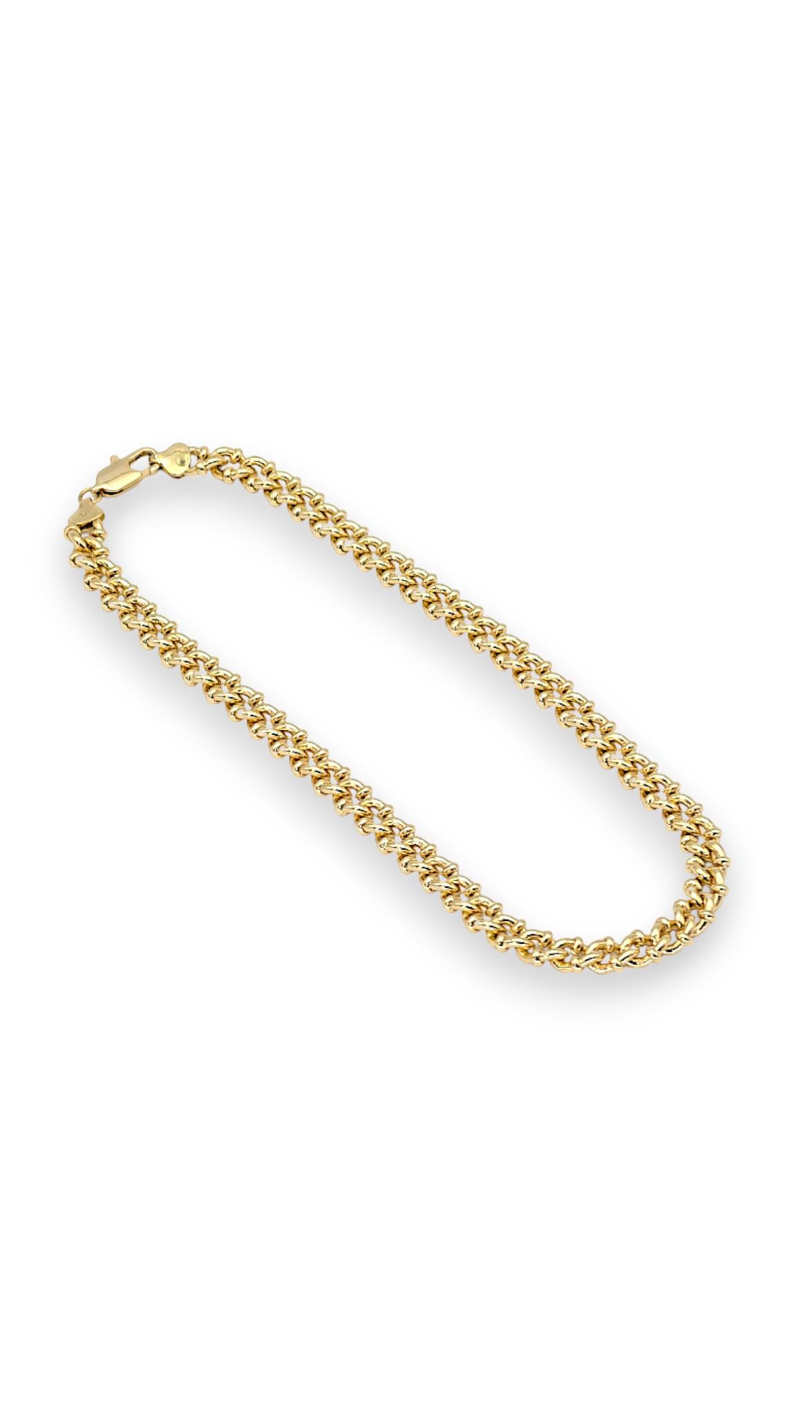 Kalın Halkalı Zincir Kolye 14K Gold 47cm