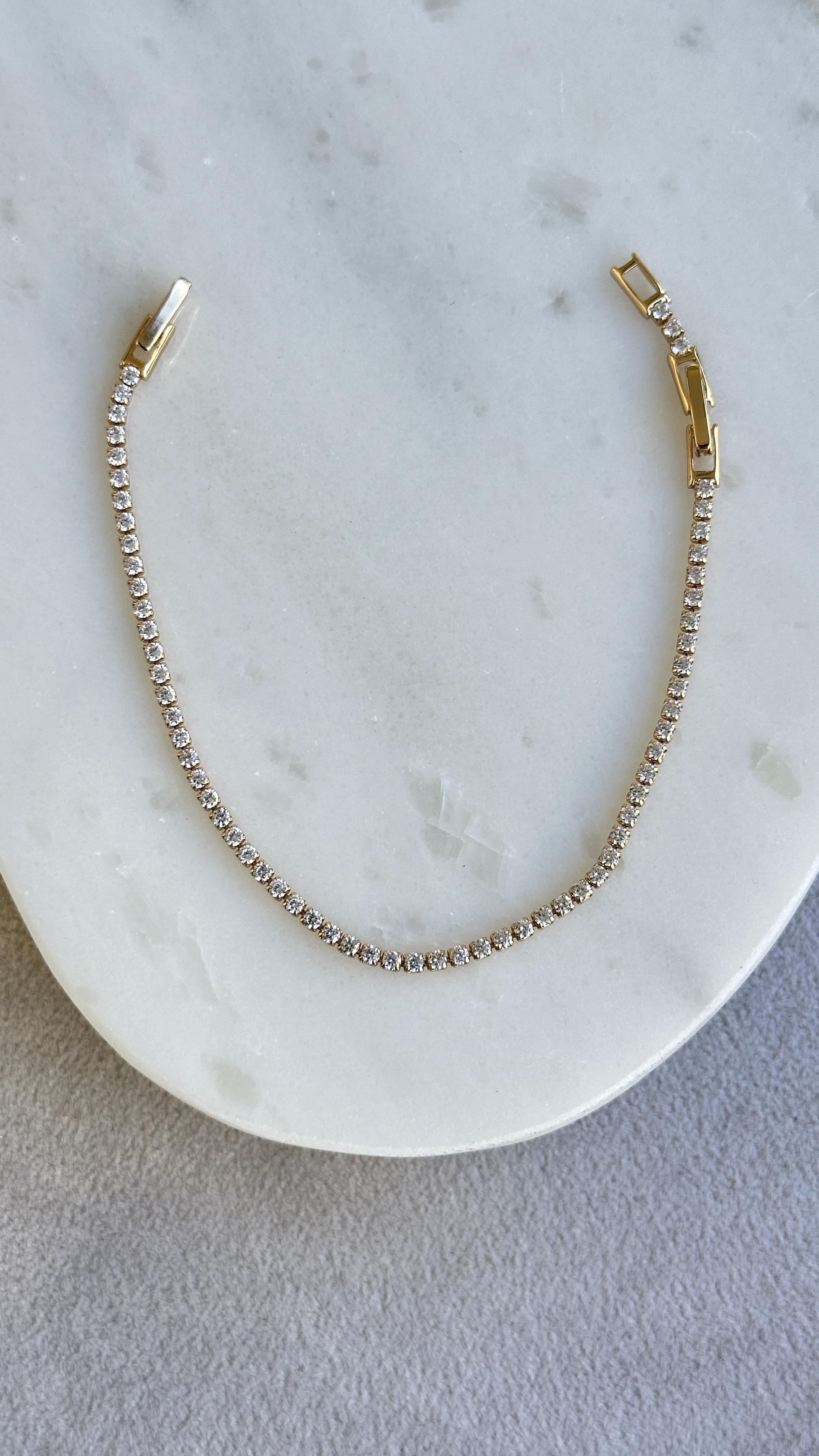 Su Yolu Bileklik Gold19cm