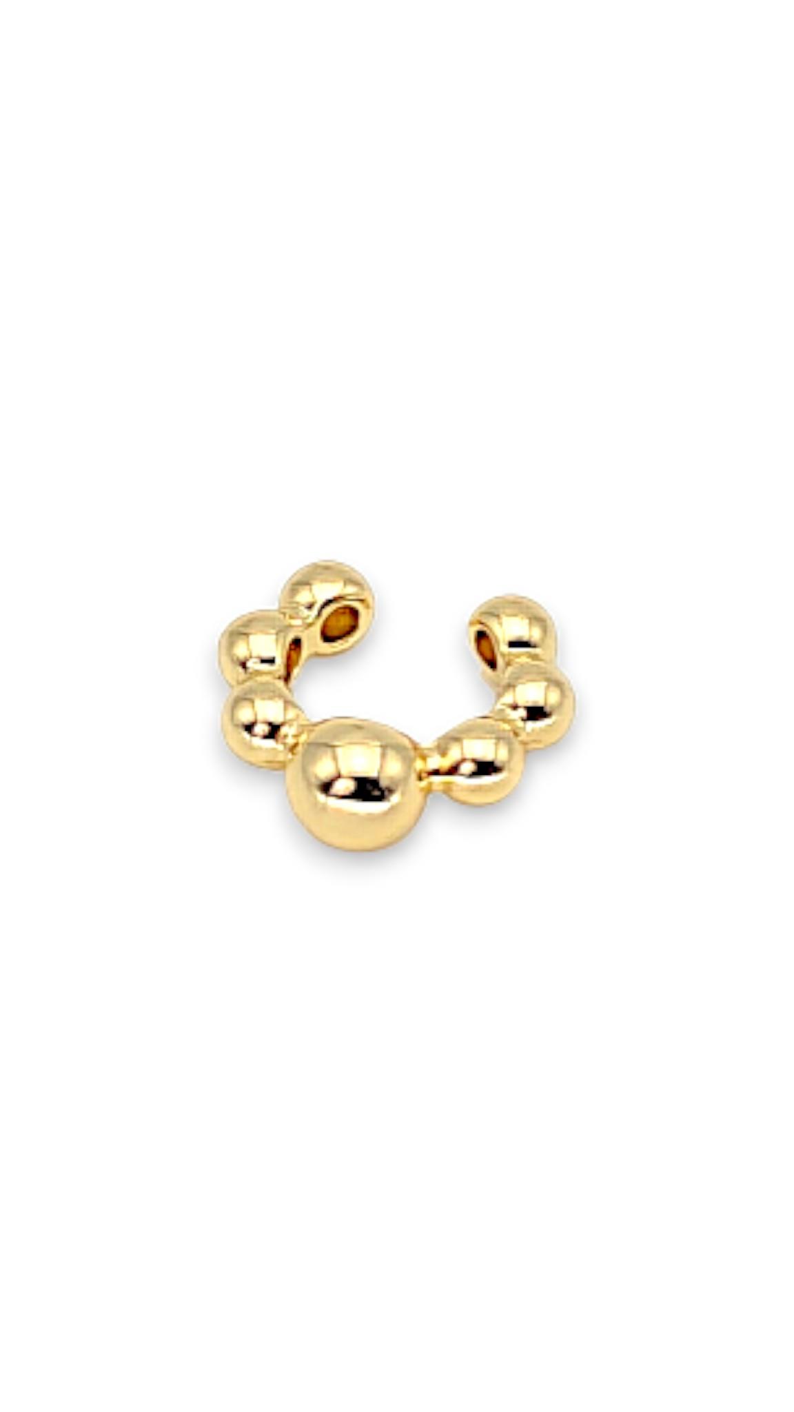 Topçuklu Gold Earcuff