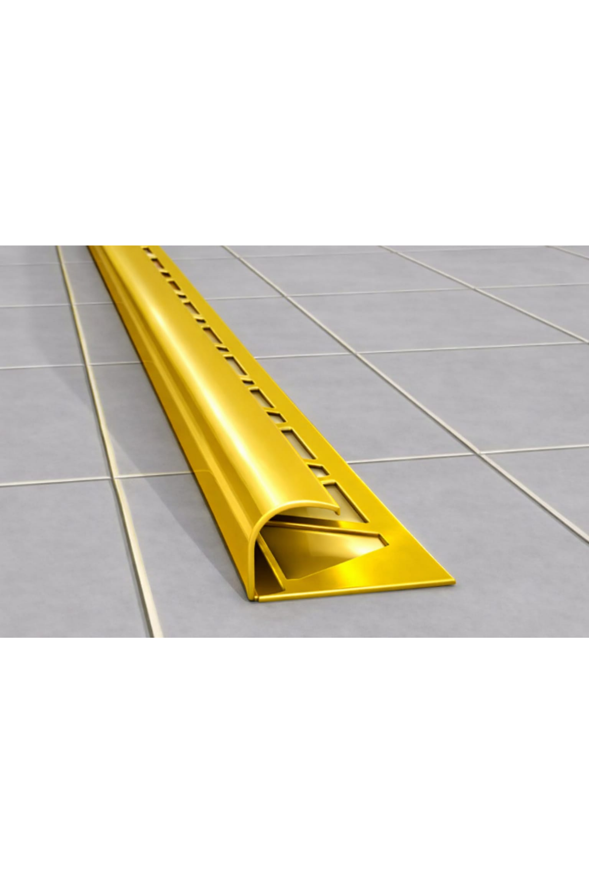 10 MM ALM. SERAMİK DIŞ KÖŞE PROFİLİ SARI PARLAK 2.7m Boy