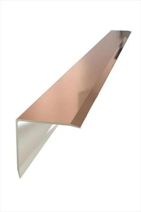 25X10PARLAK SARI LAMİNANT PARKE BURUN PROFİLİ