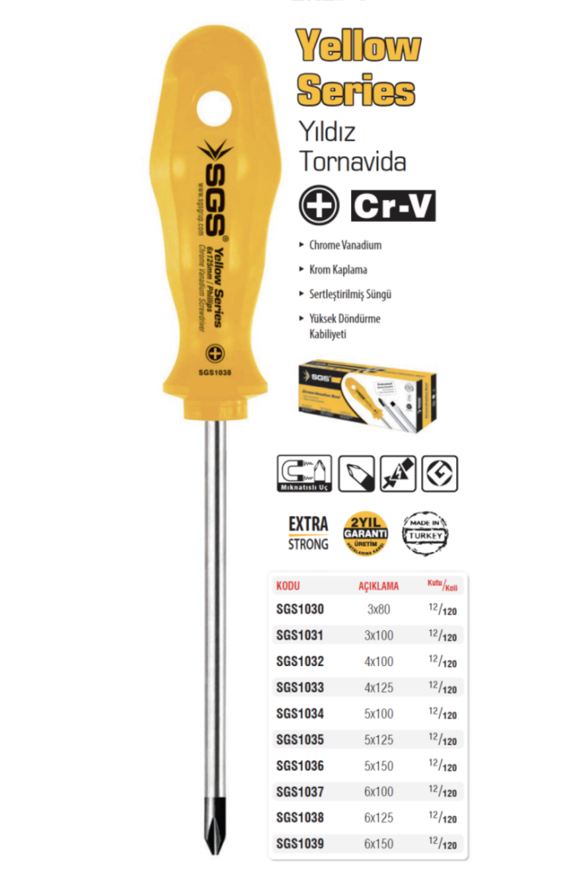 3*100 YILDIZ TORNAVİDA (YELLOW SERİES)