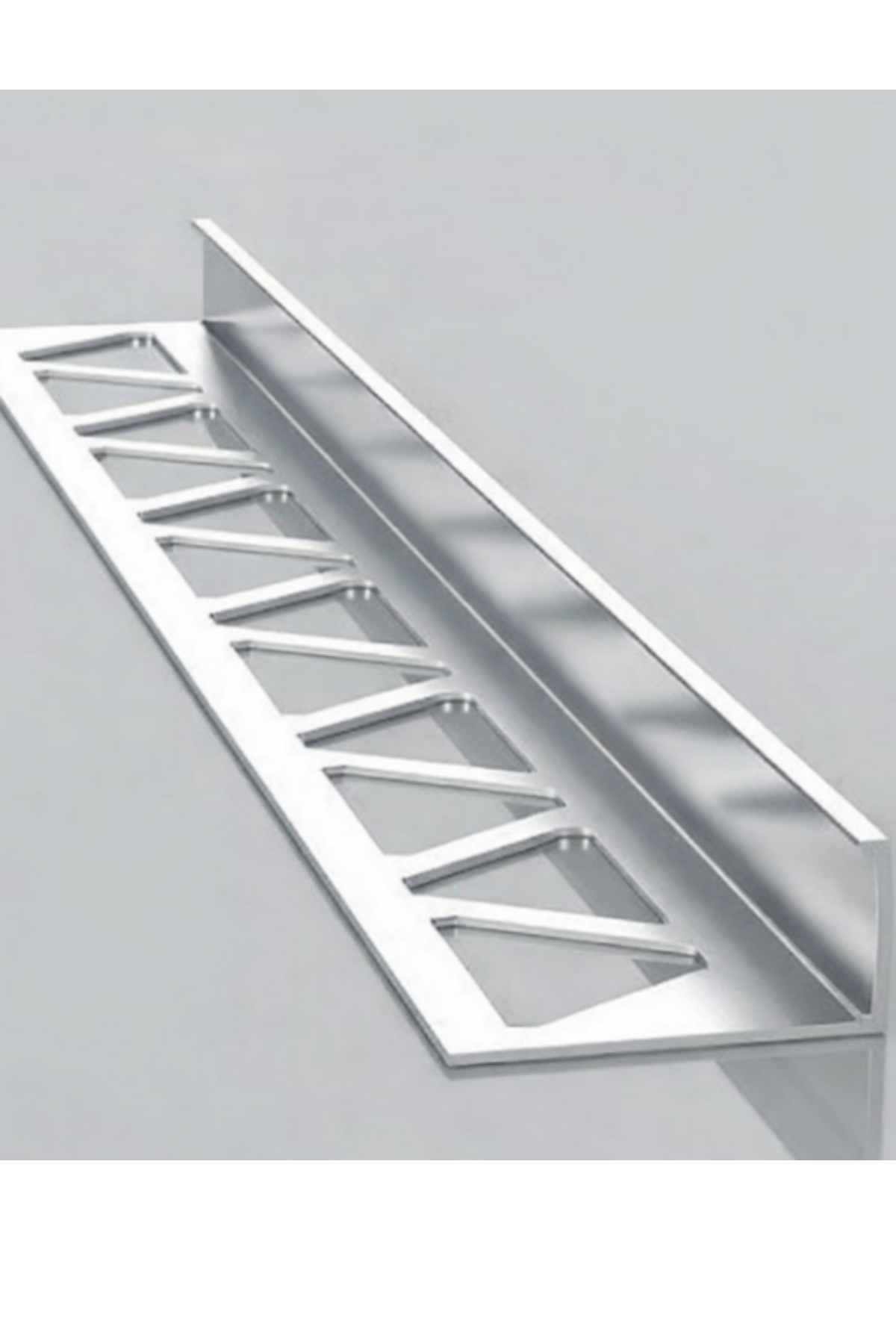 8 MM ALM. PARLAK GRİ SERAMİK KÖŞE L BİTİM PROFİLİ