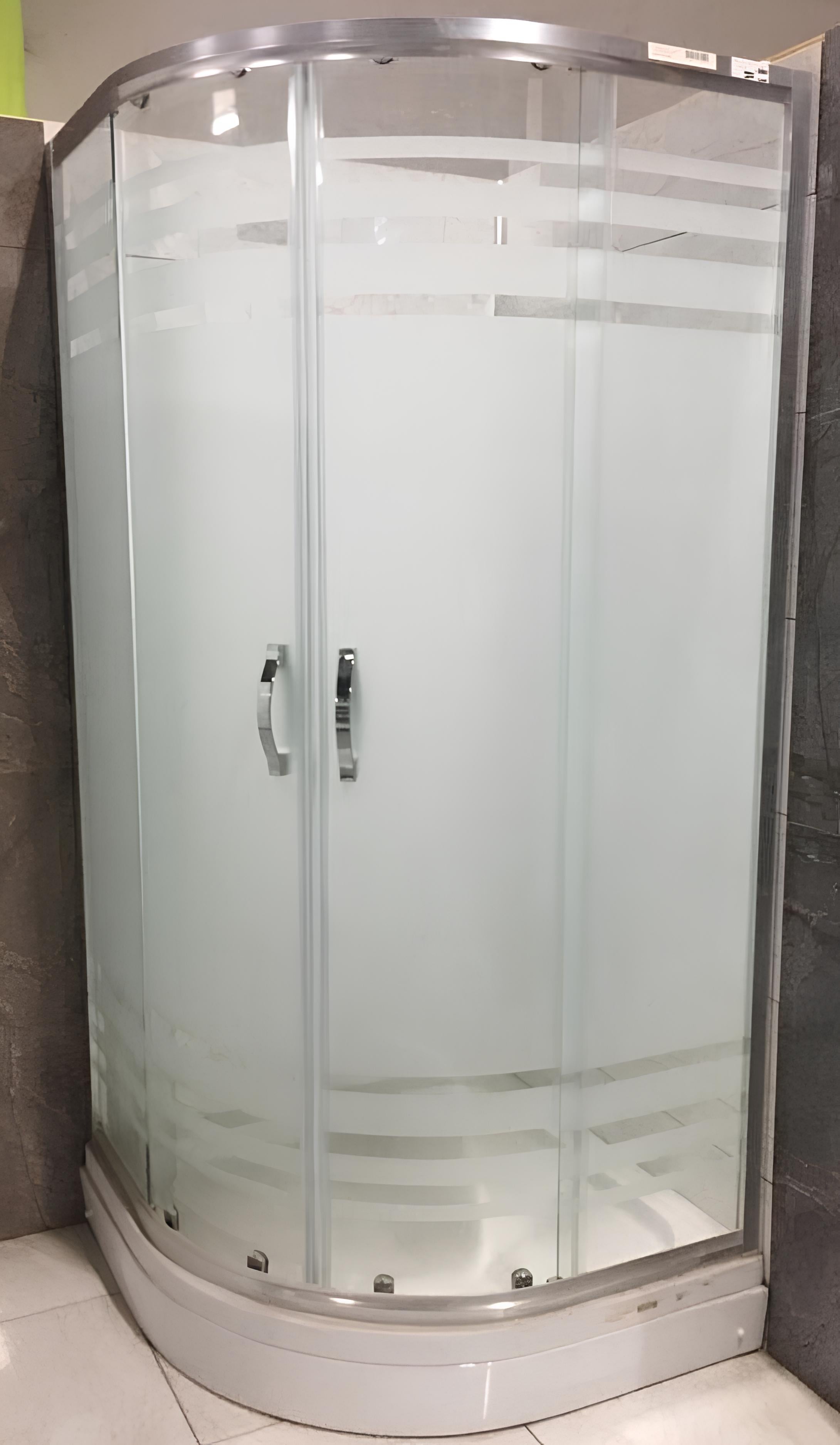 90X90 5MM KUMLU SATİNE ÇİZGİ DESENLİ KABİN