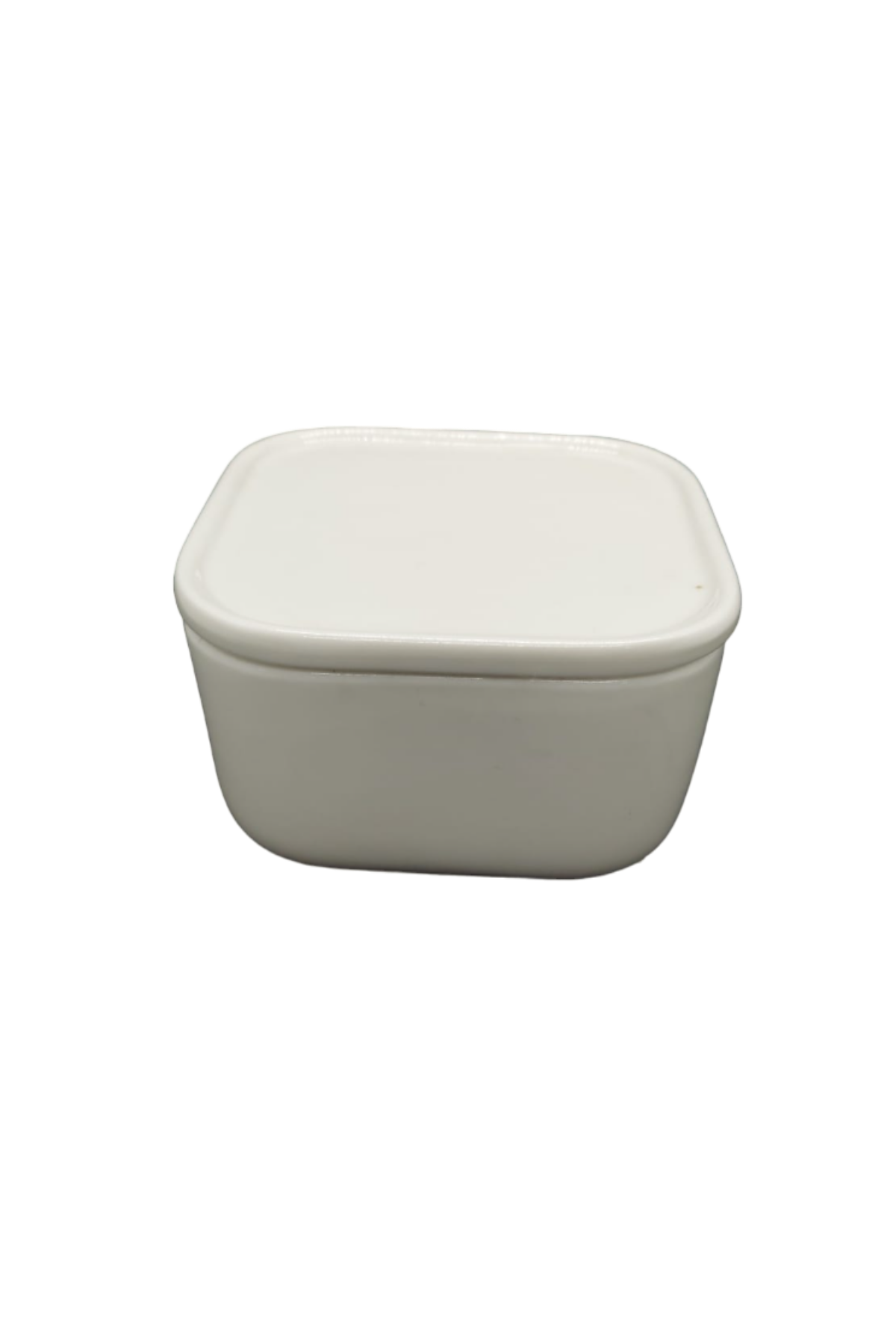 ACAR BİANCO PORSELEN KAPAKLI KASE 9X9X5 CM.