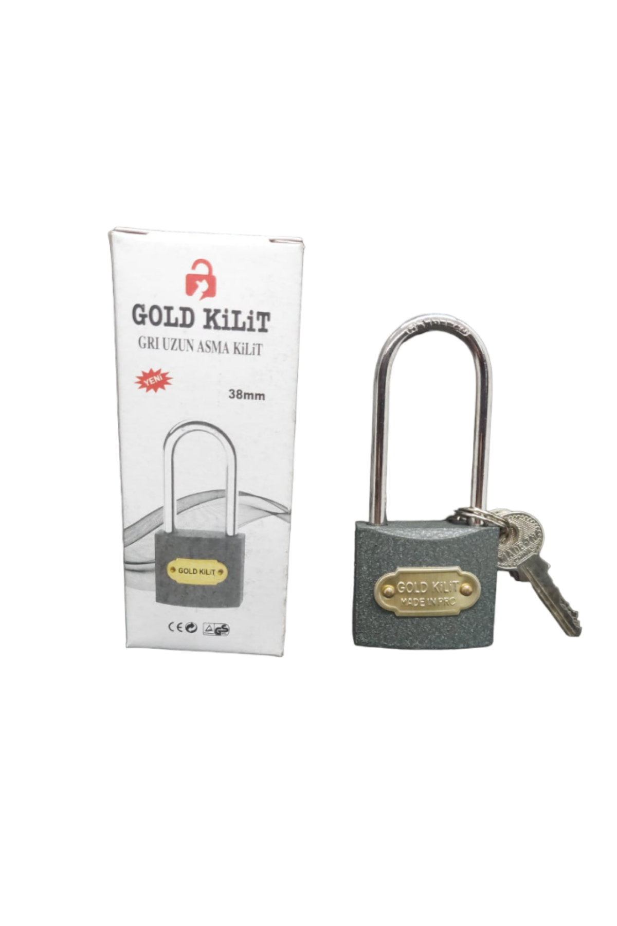 ASMA KİLİT UZUN GRİ NO:40 (38 MM)