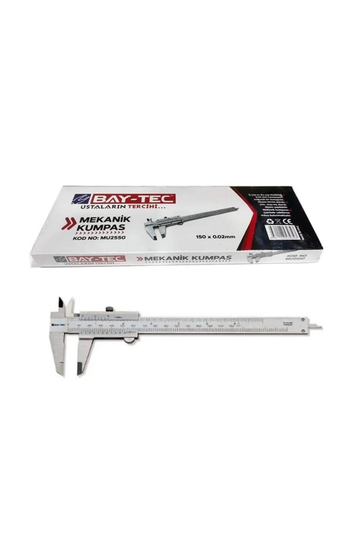 BAY-TEC MEKANİK KUMPAS  150X0.02mm