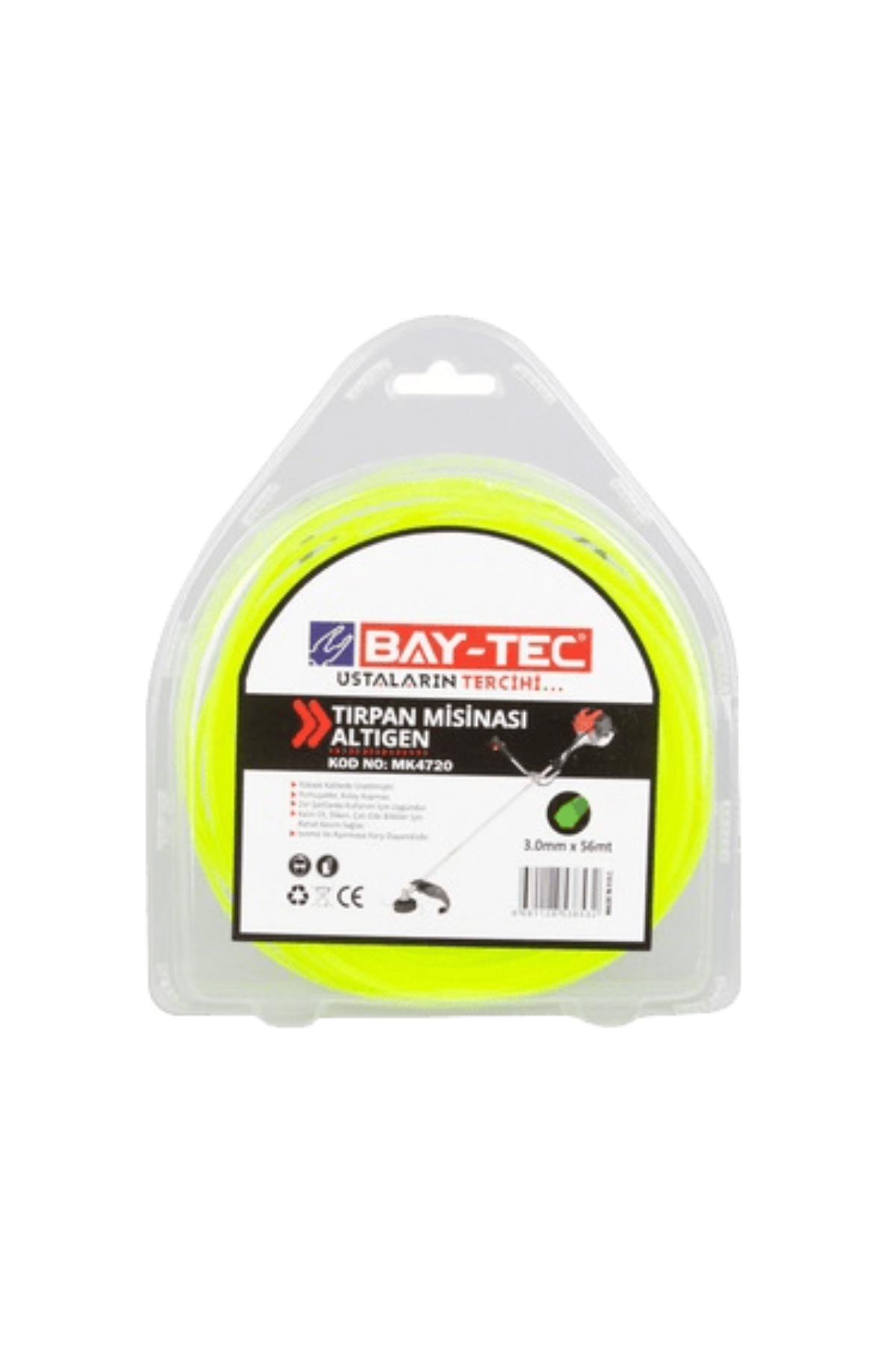 BAY-TEC TIRPAN MİSİNASI    ALTIGEN 3.0mm x 56m