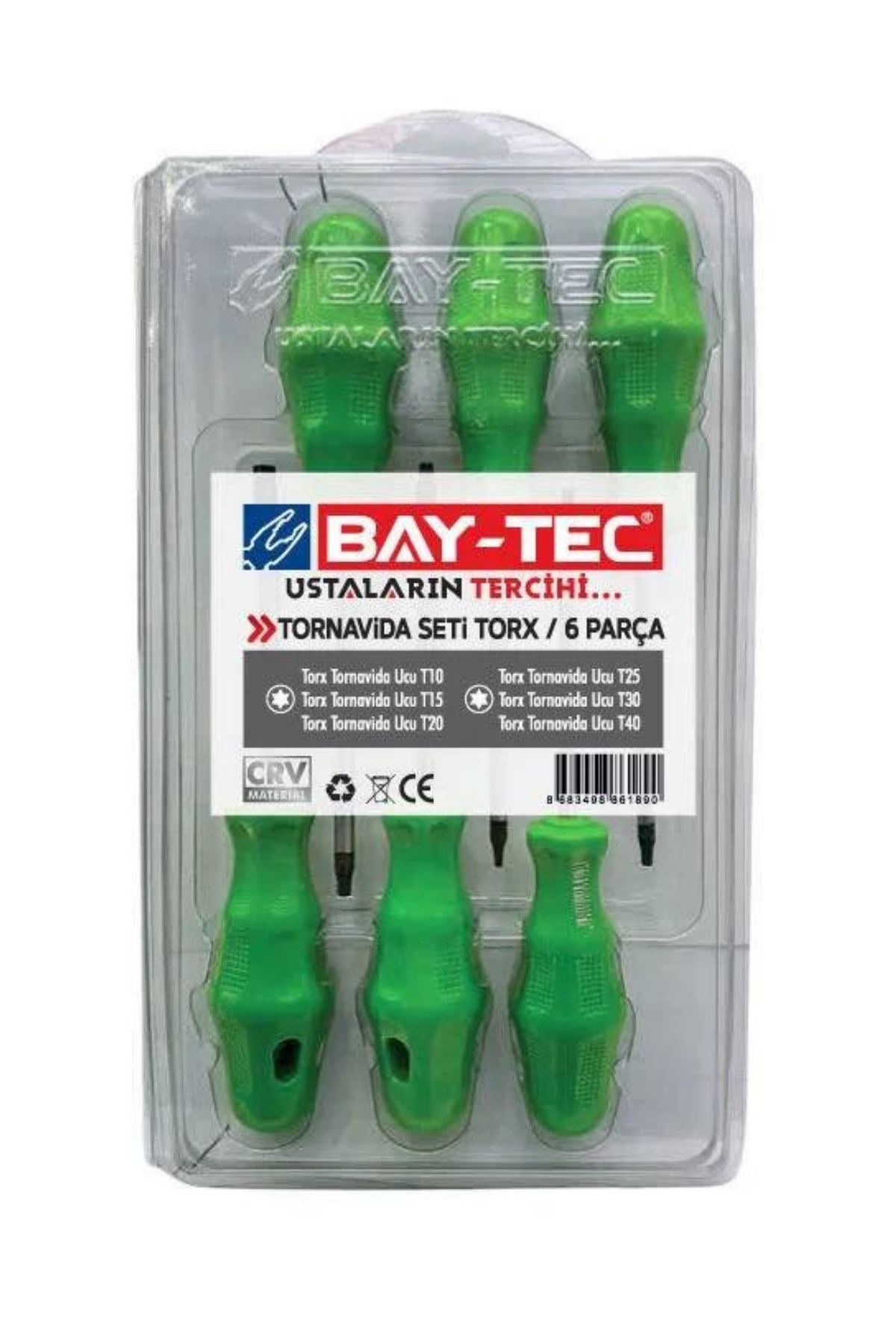 BAY-TEC TORNAViDA SETİ TORX / 6 PARÇA