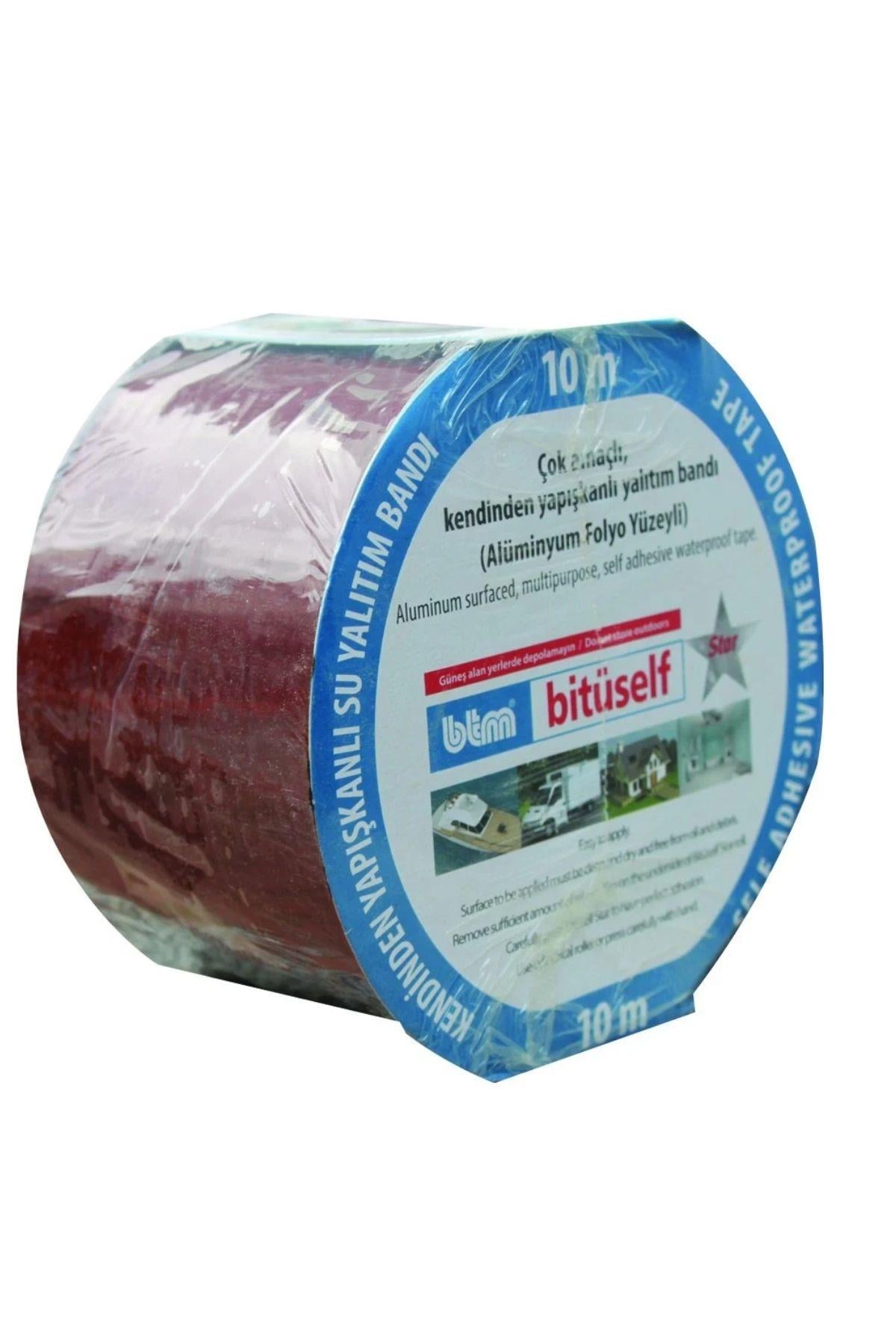 BİTUSELF KENDİNDEN YAPIŞKANLI YALITIM BANDI KIRMIZI (EN = 30 CM BOY = 10 M.)