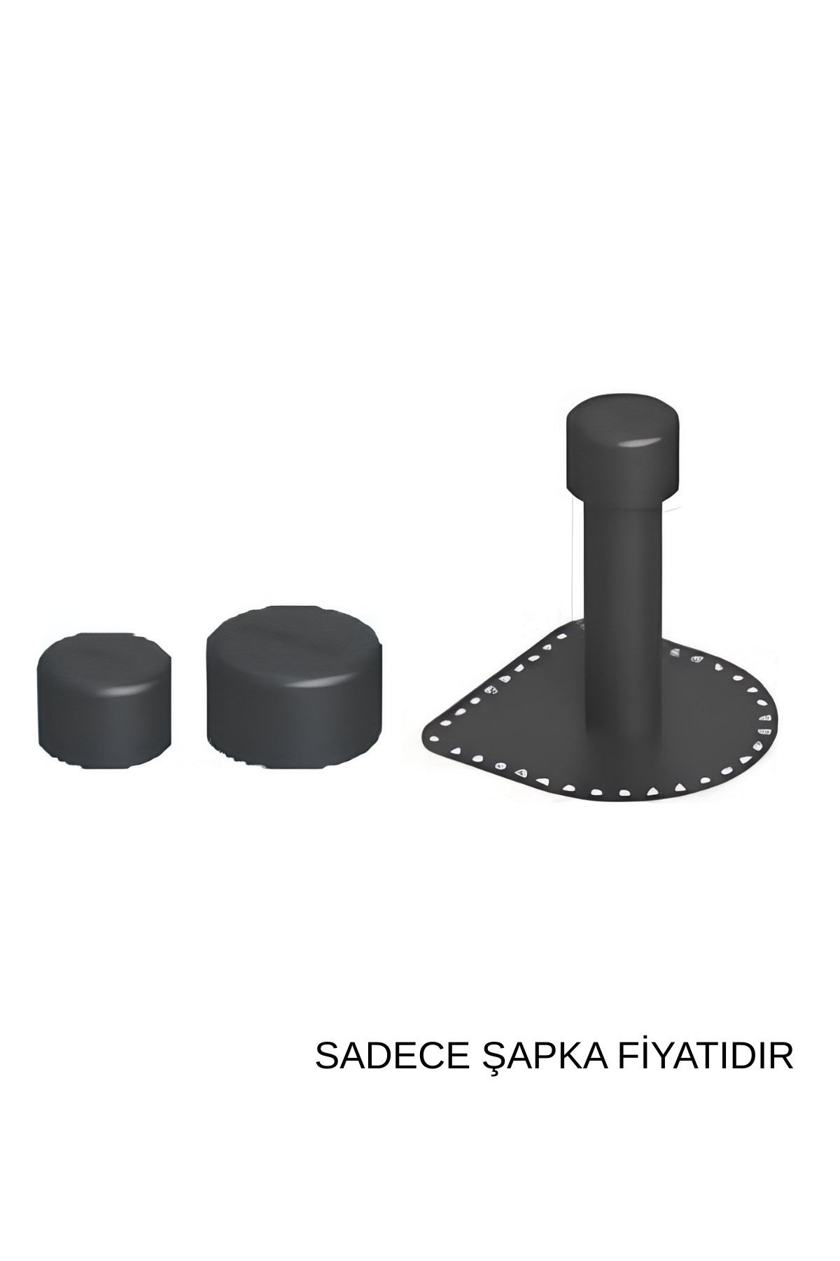 ÇATI PARAPET HAVALANDIRMA ŞAPKASI ÇAP=70 MM