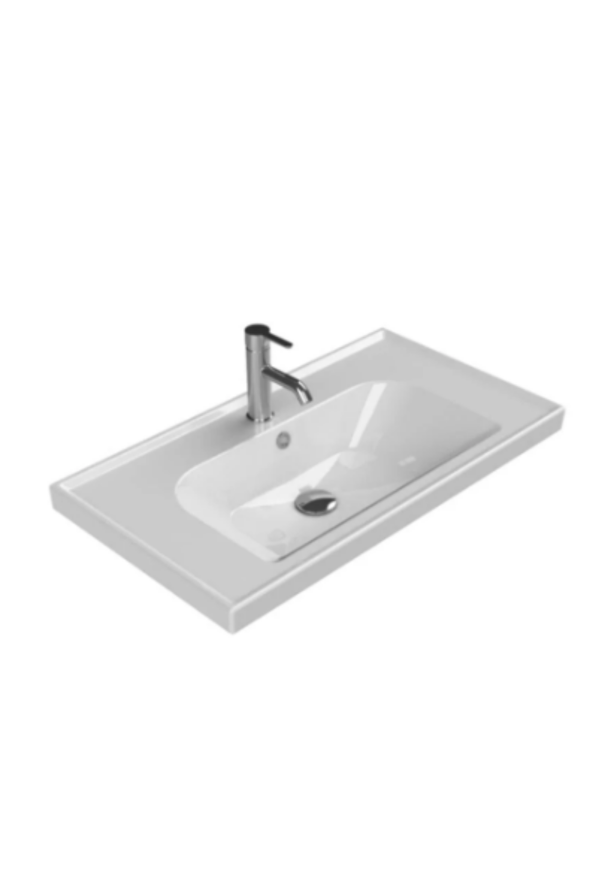 CERASTYLE FRAME ETAJERLİ LAVABO (80 CM X 45 CM)