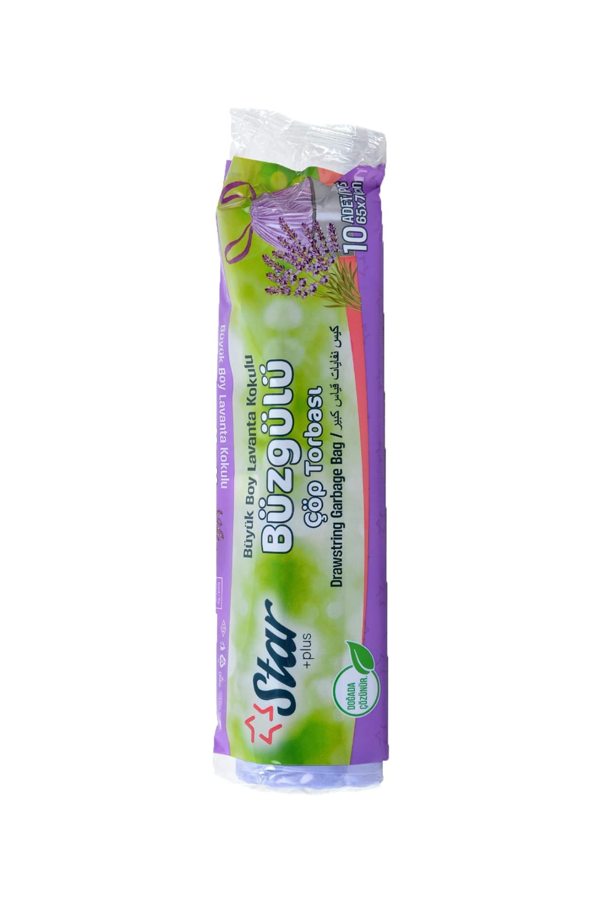 ÇÖP TORBASI KOKULU STAR PLUS BÜYÜK BOY BÜZGÜLÜ 65*70 CM