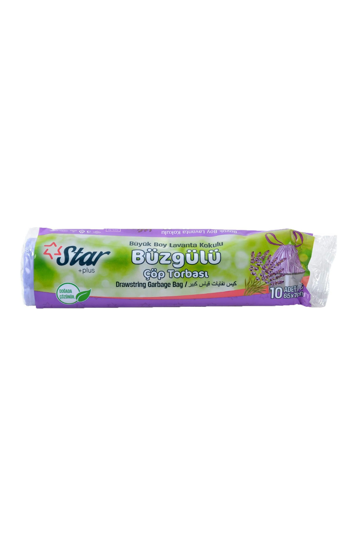 ÇÖP TORBASI KOKULU STAR PLUS ORTA BOY BÜZGÜLÜ 55*60 CM