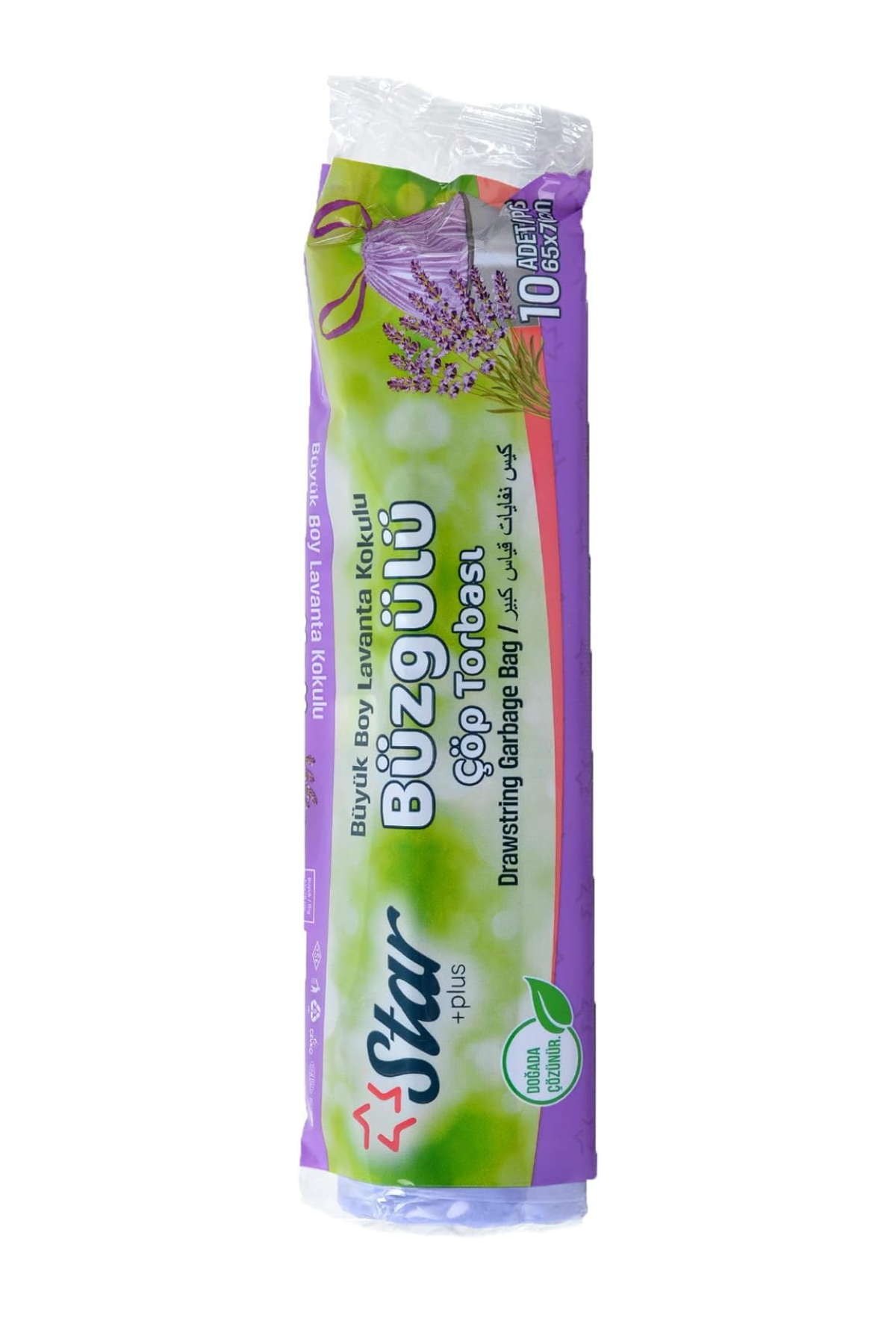 ÇÖP TORBASI KOKULU STAR PLUS ORTA BOY BÜZGÜLÜ 55*60 CM