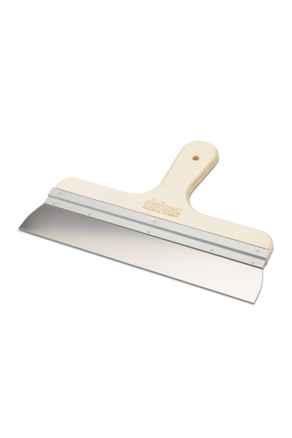 DEKOR PASLANMAZ ÇELİK EĞRİ SAPLI ISPATULA (30 CM)