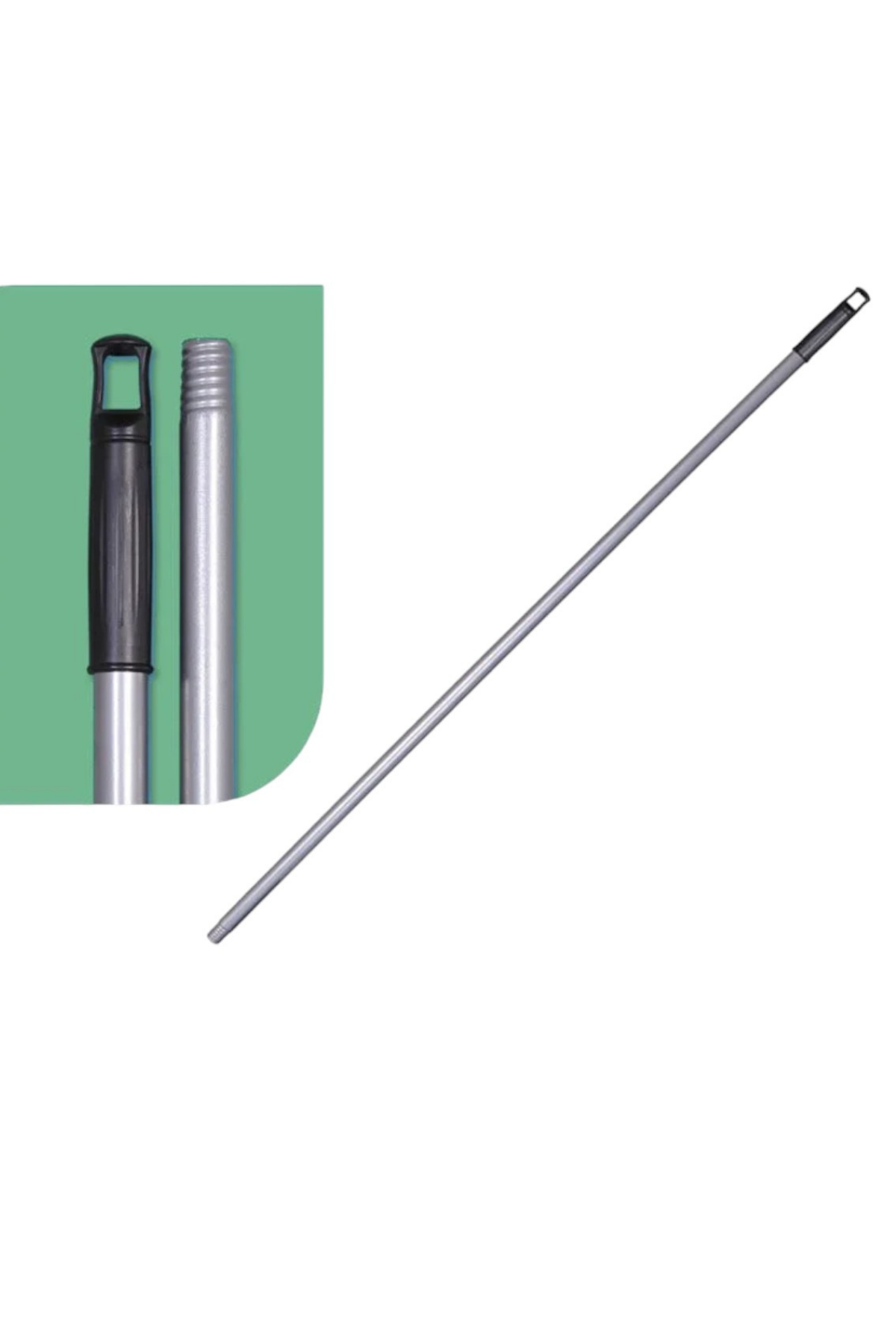 E2240-117 KENDİNDEN VİDALI FIRÇA SAPI GRİ 117 CM.