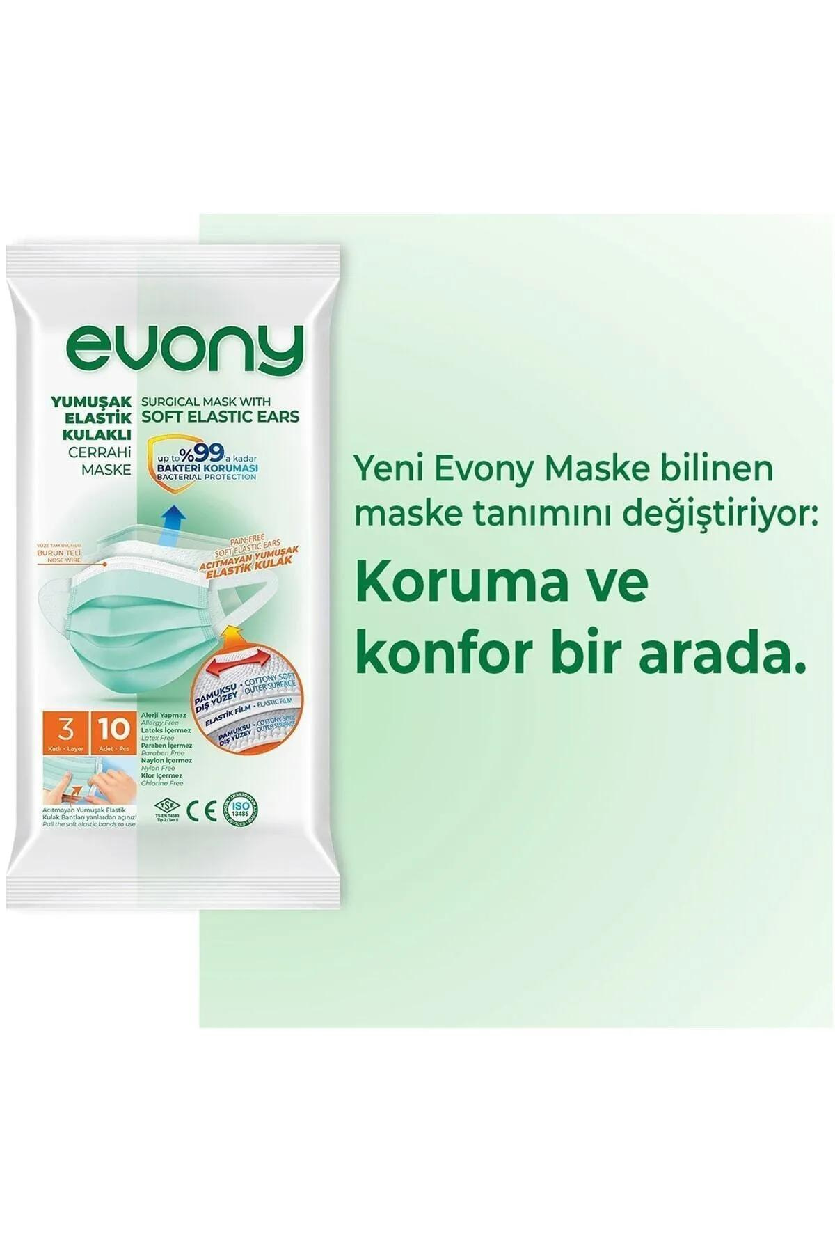 EVONY MASKE 1 PKT=10 ADET