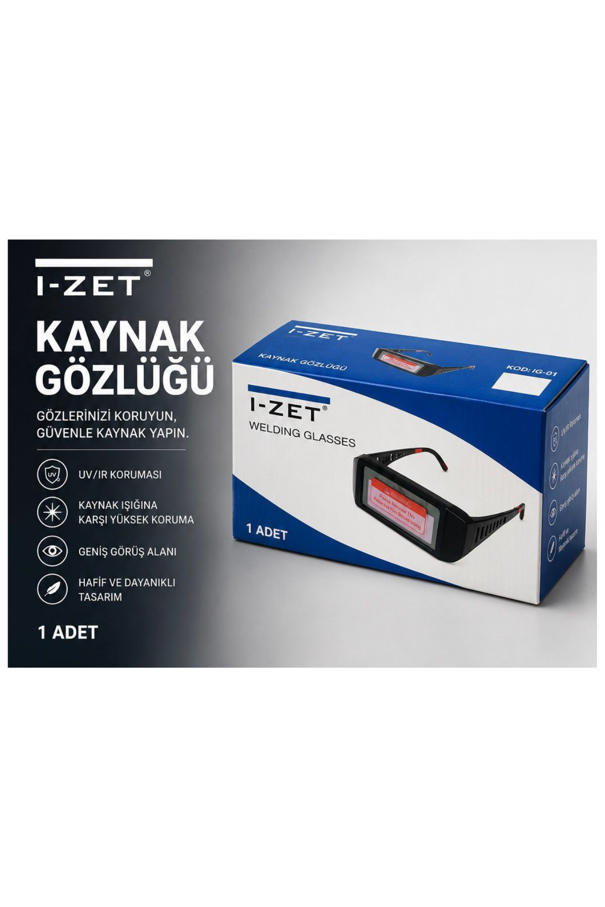 I-ZET COLORMATİK KAYNAK GÖZLÜK