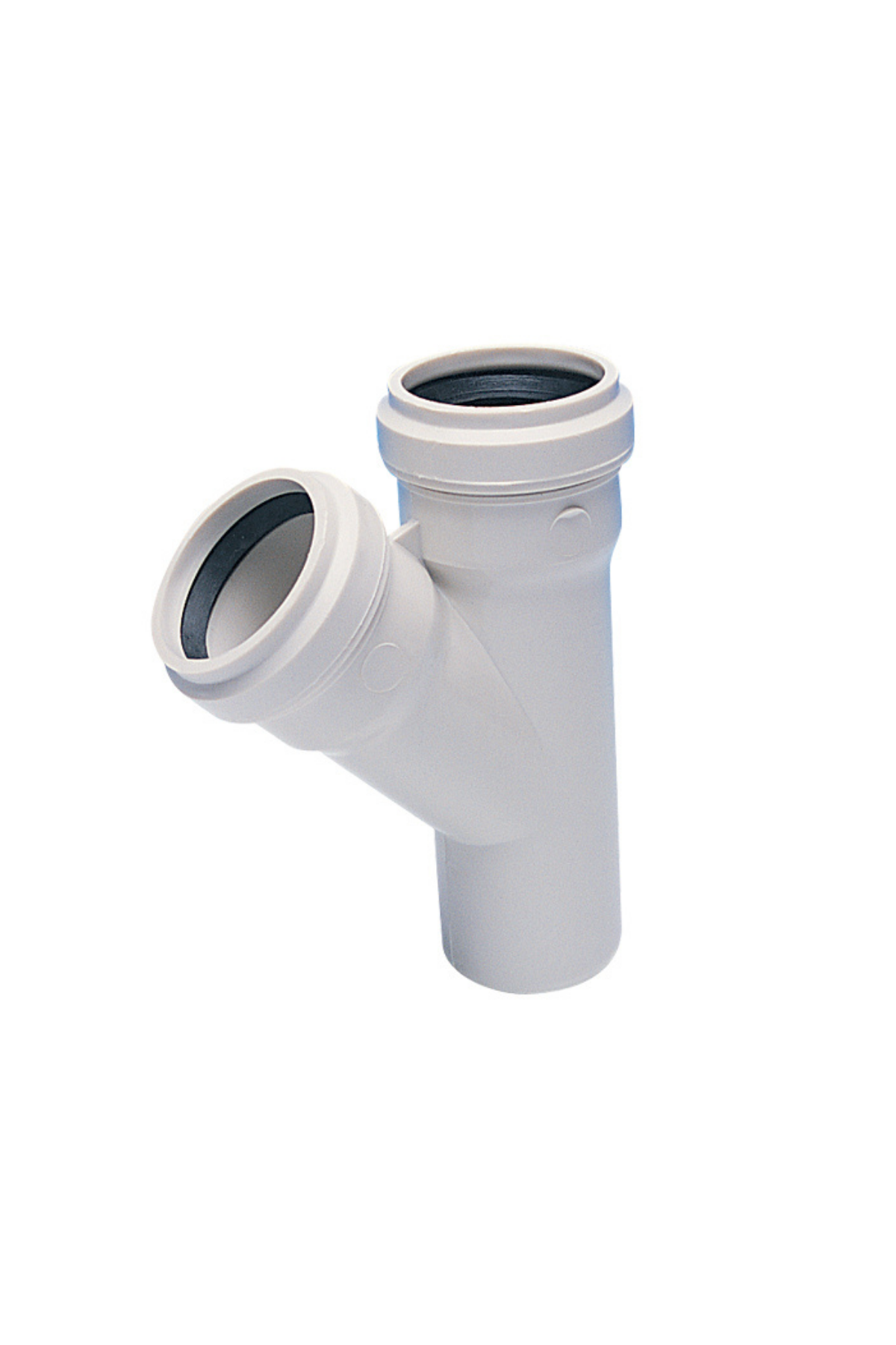 KALDE 125X110 3,2 PVC-U TEK ÇATAL 45°