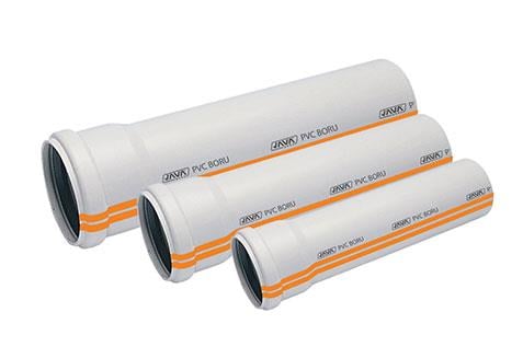 KALDE Q200X3000 MM TİP1 PVC U BORU B TİPİ
