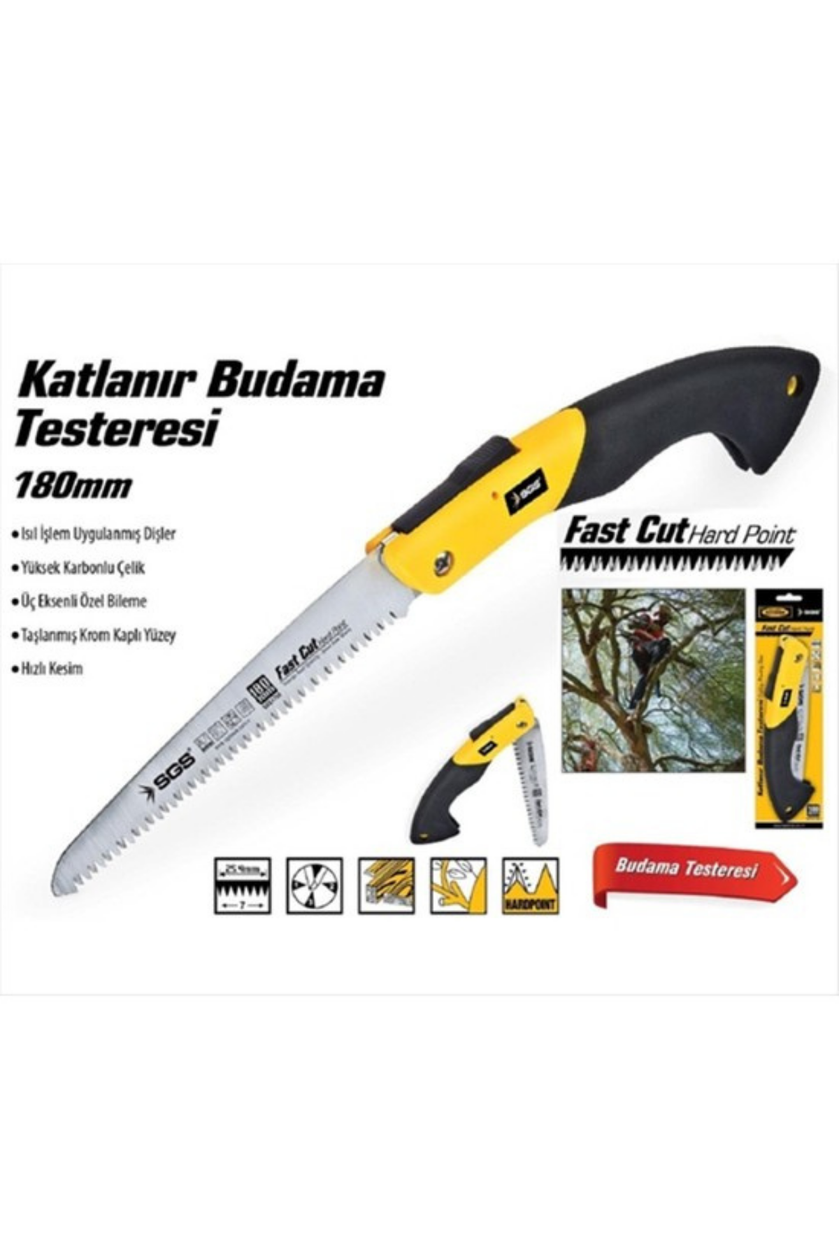 KATLANIR BUDAMA TESTERESİ 180 MM