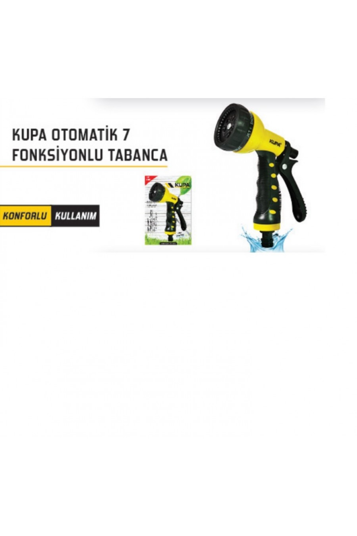 KUPA OTOMATİK 7 FONKSİYONLU TABANCA