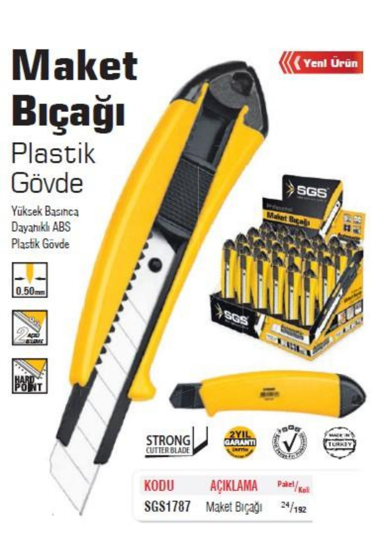 MAKET BIÇAĞI( PLASTİK GÖVDE)