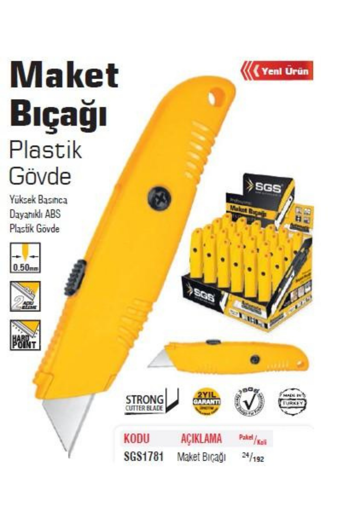 MAKET BIÇAĞI (PLASTİK GÖVDE)