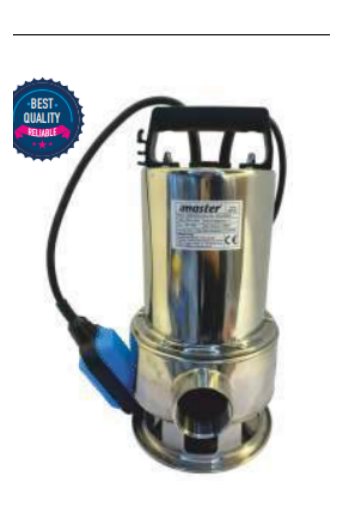 MASTER KİRLİ SU İNOX POMPA (1100 WATT- 220 VOLT)