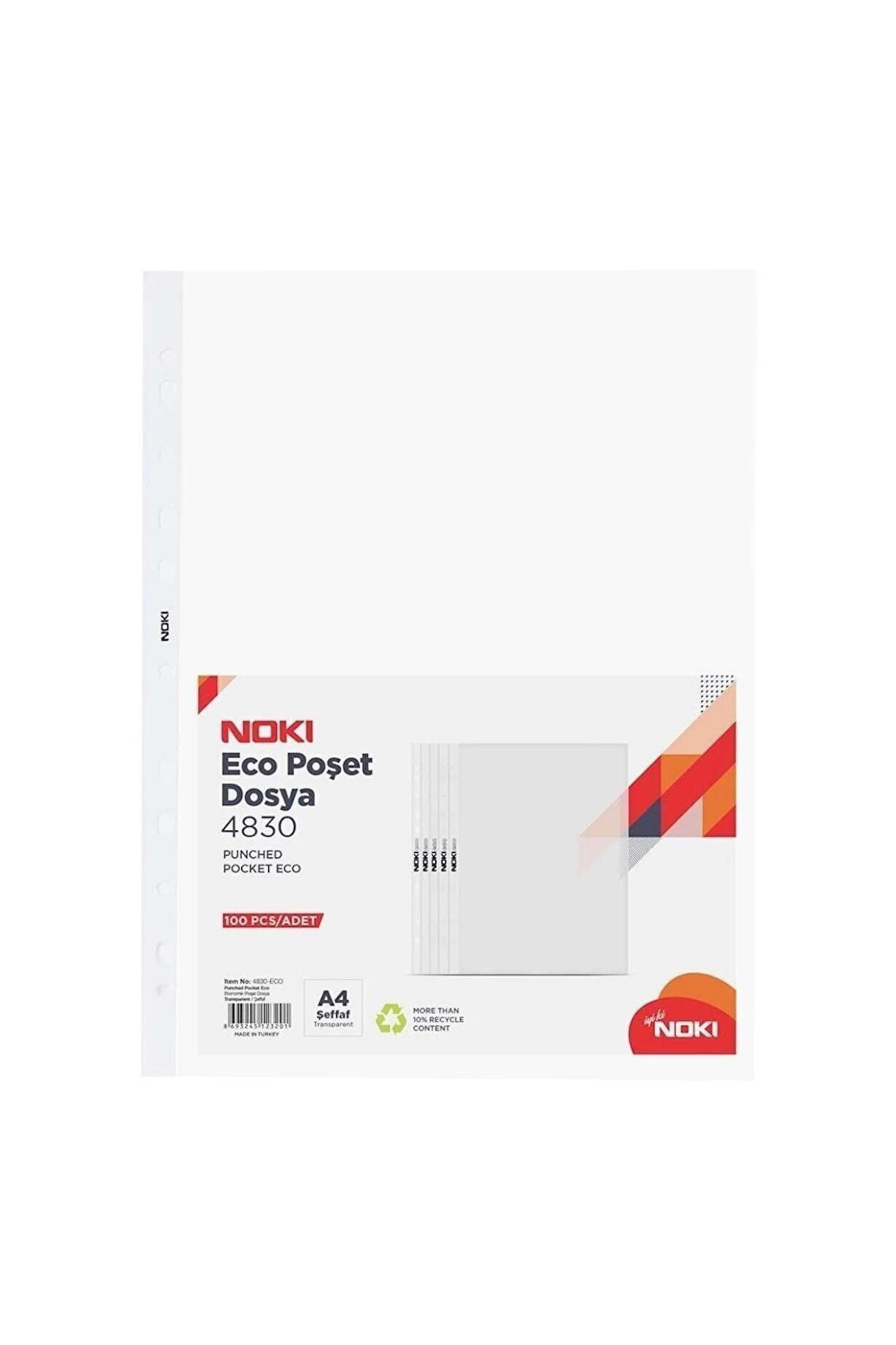 NOKİ POŞET DOSYA 30 MİC 100 LÜ POŞET