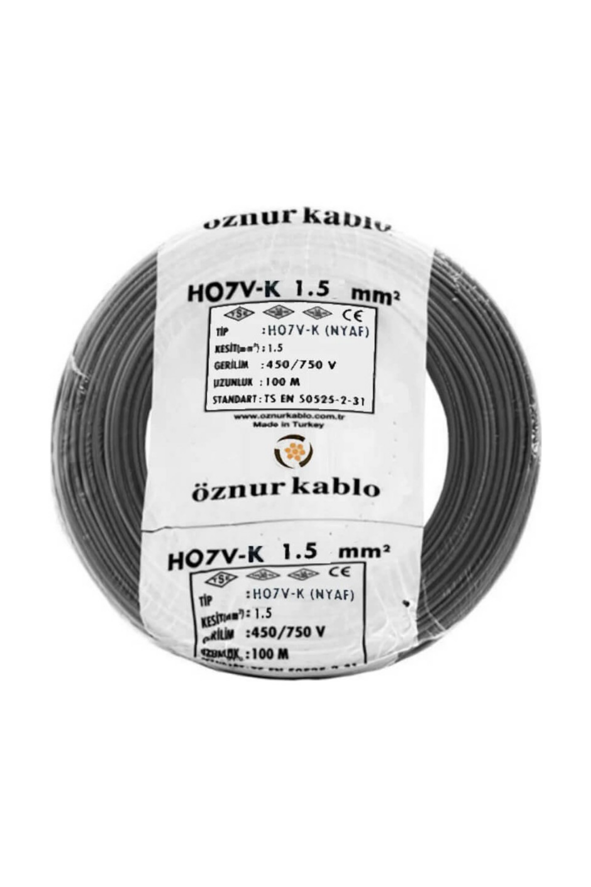 NYA KABLO 1.5 MM2 (SİYAH)