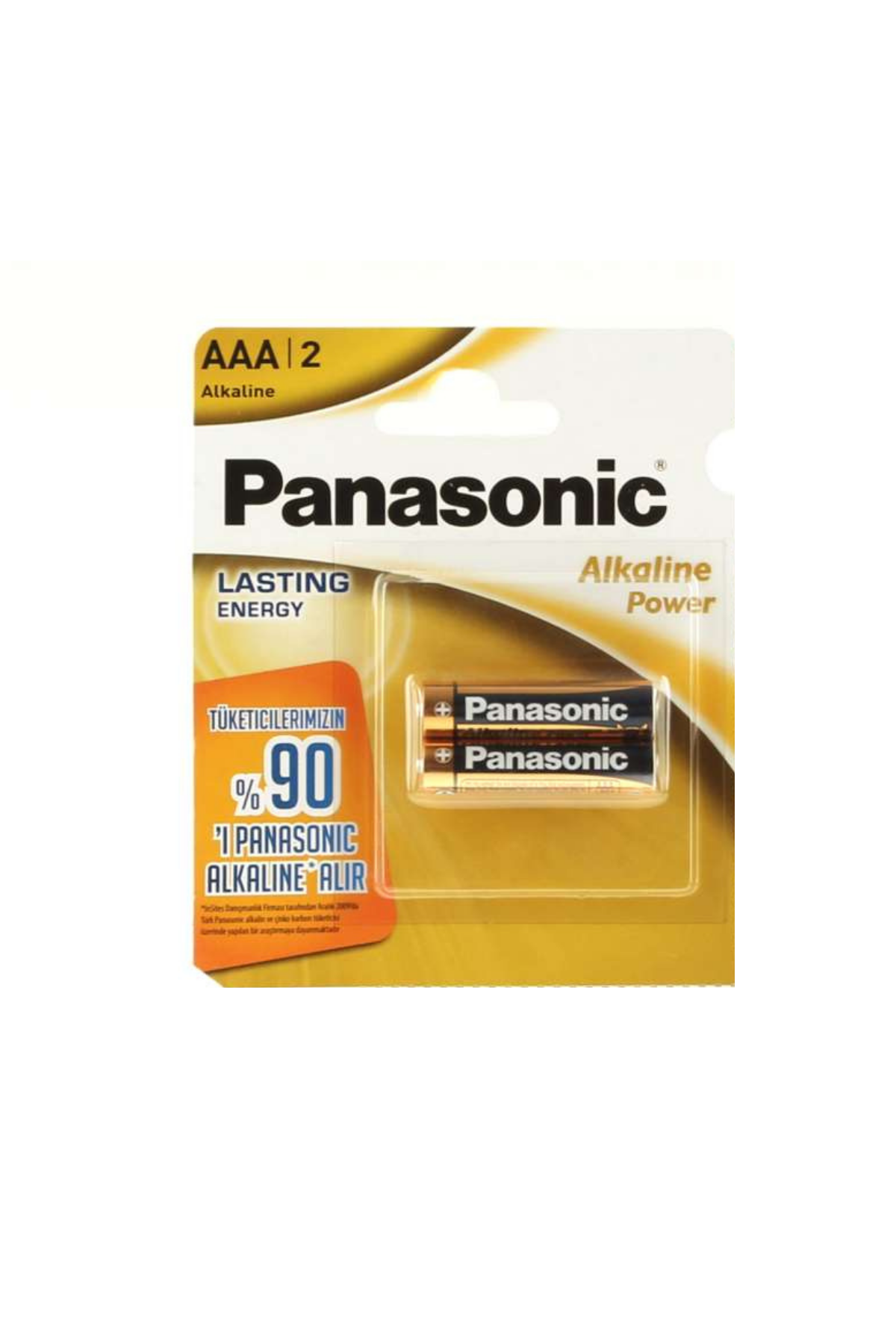 PANASONİC ALKALİNLİ İNCE PİL AAA/2 2 Lİ (LR03APB/12BP)